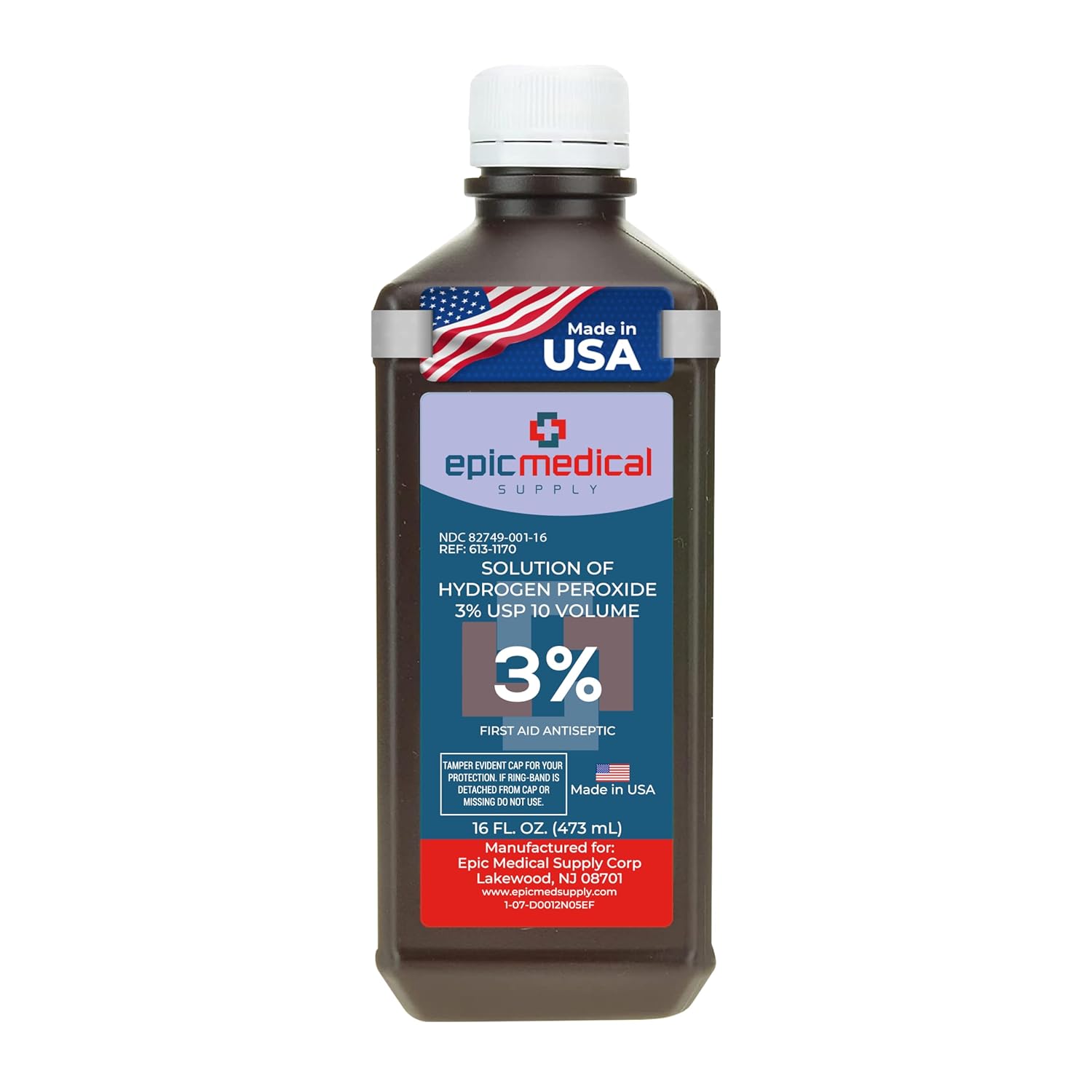 3 Hydrogen Peroxide Solution 16 Oz First Aid Antiseptic Cleaner