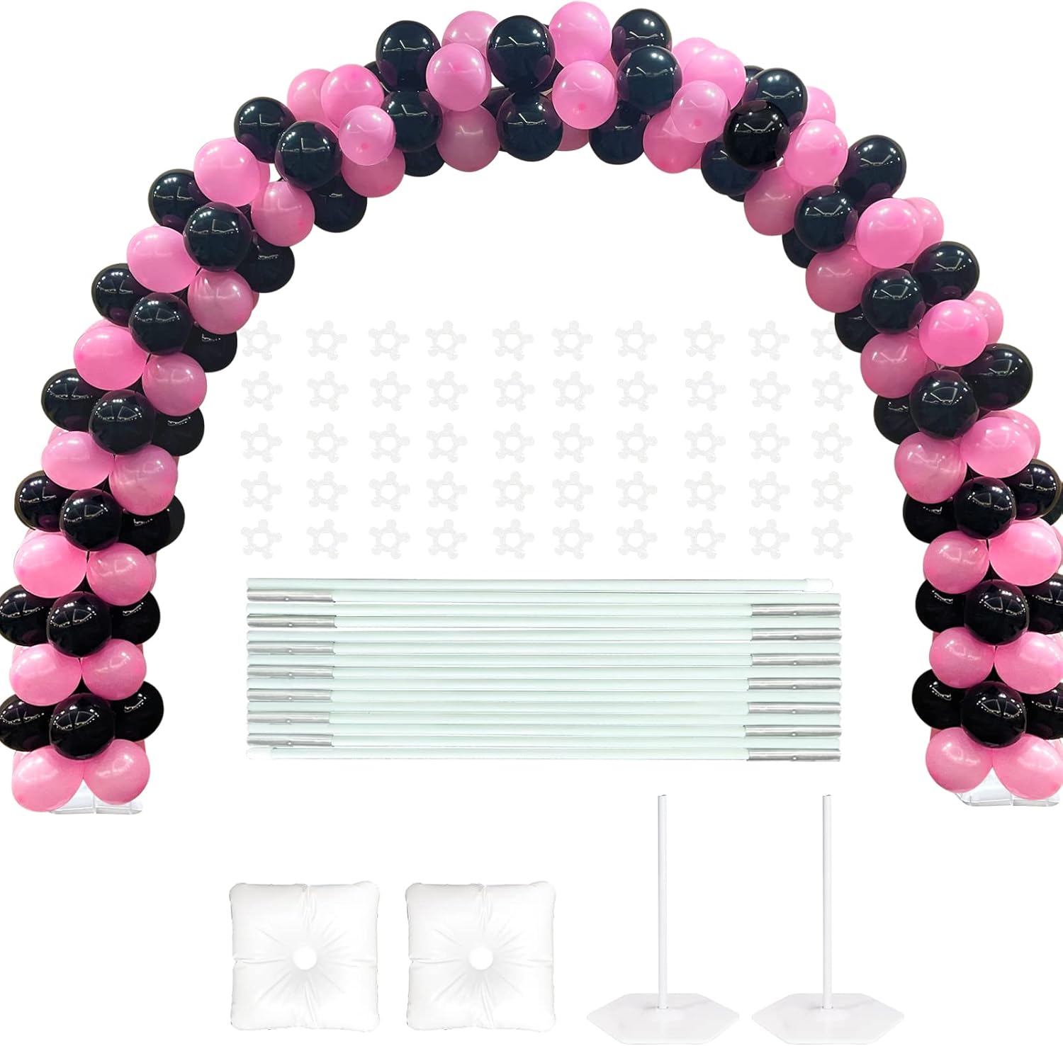YALLOVE 21ft Balloon Arch Stand Kit Adjustable