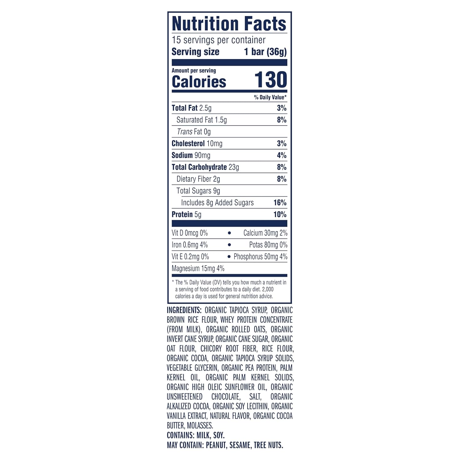 Zbar Protein Chocolate Chip Crispy Bars 15 Pack