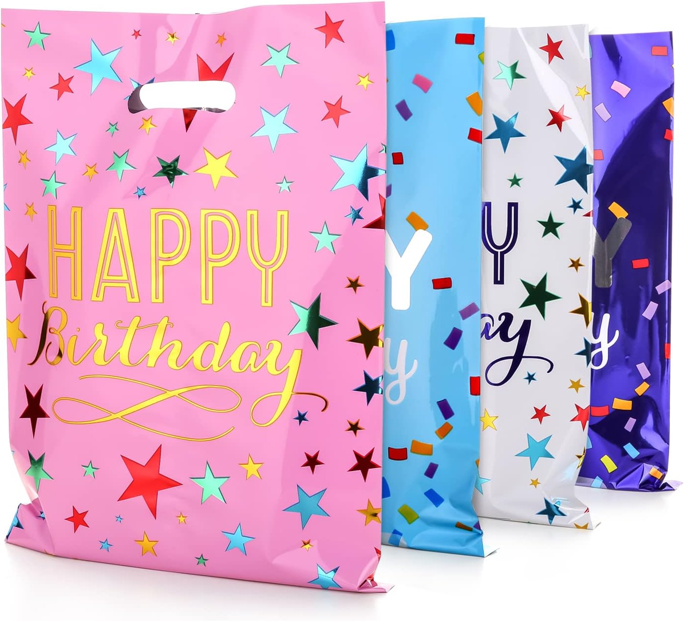 67 x 98inch Happy Birthday Gift Bags 40 PCS B Style