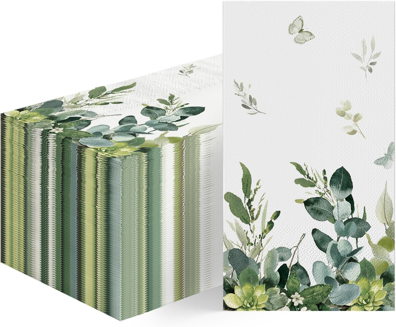 Horaldaily 100 Piece Spring Decorative Napkins