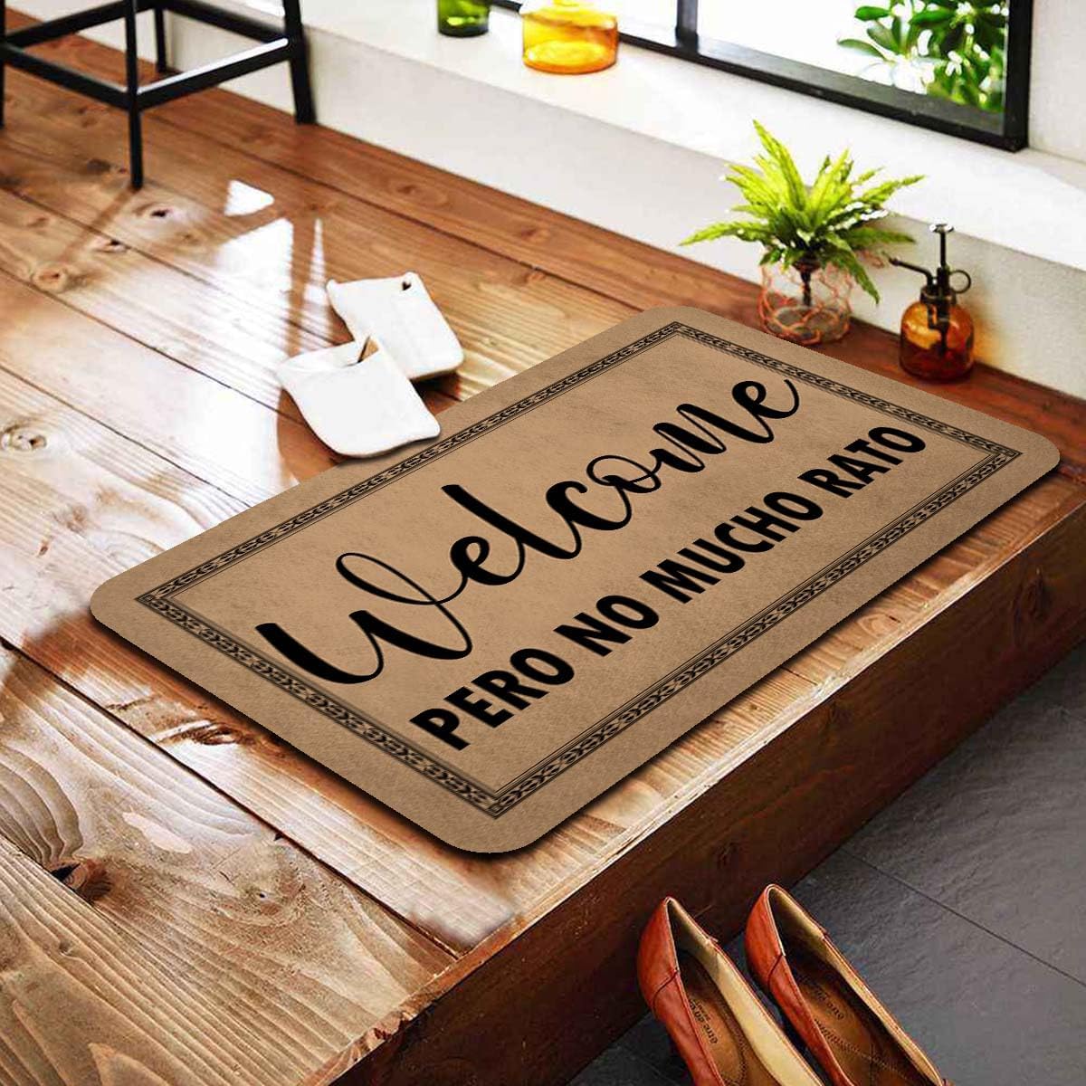 Funny Welcome Rugs with Anti-Slip Rubber Back