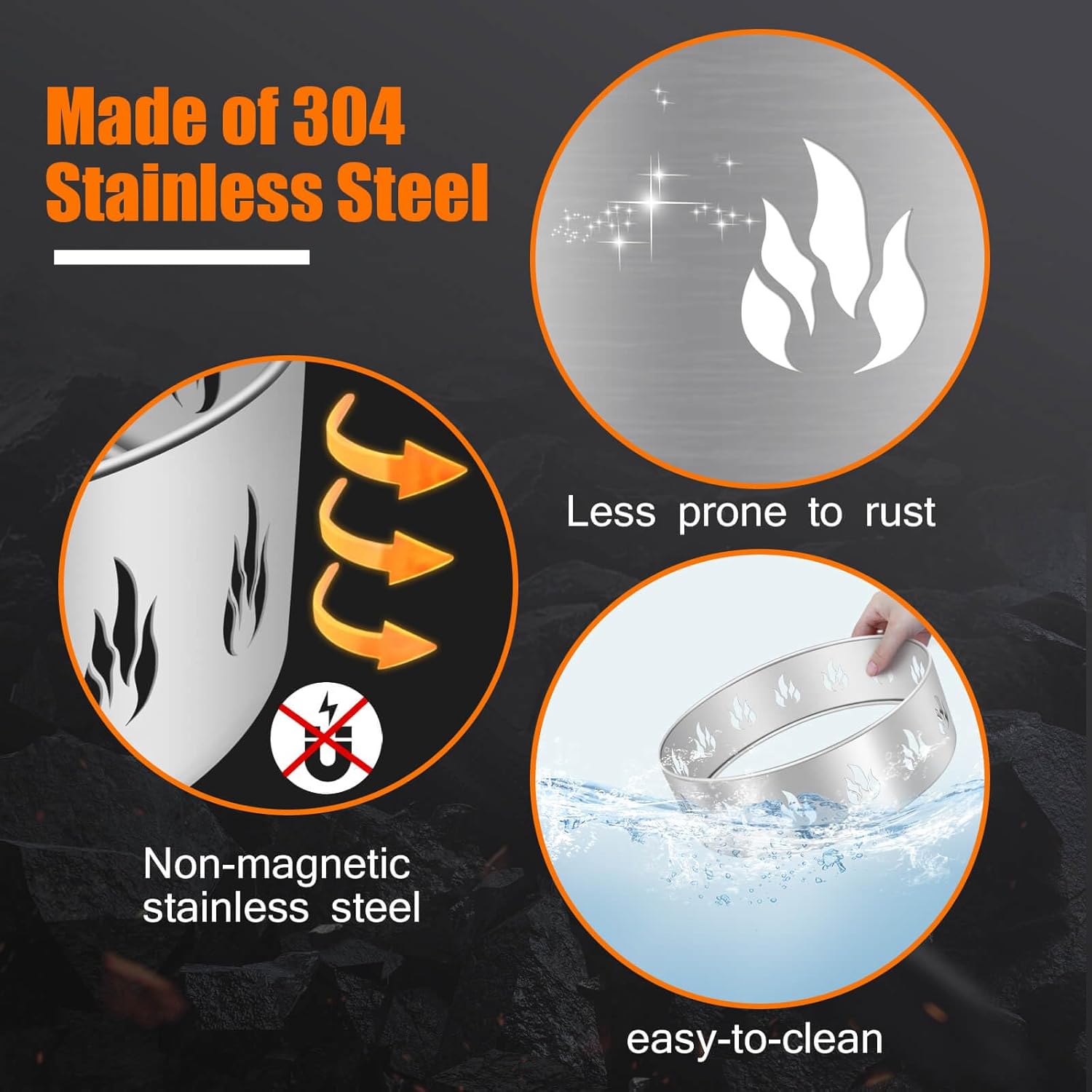 Hisencn Fire Pit Stand for Solo Stove Ranger
