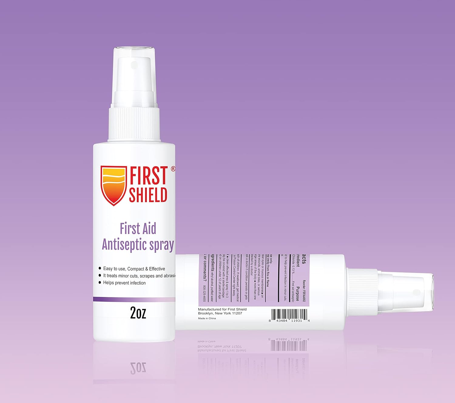 First Shield Antiseptic Spray 2 Oz 3 Pack