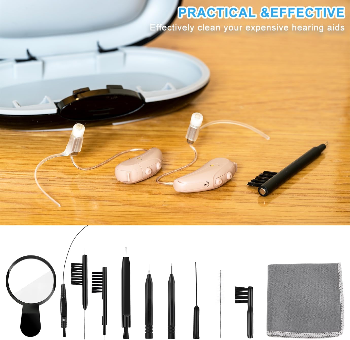 WXJ13 Hearing Aid Cleaning Kit 13 Pieces