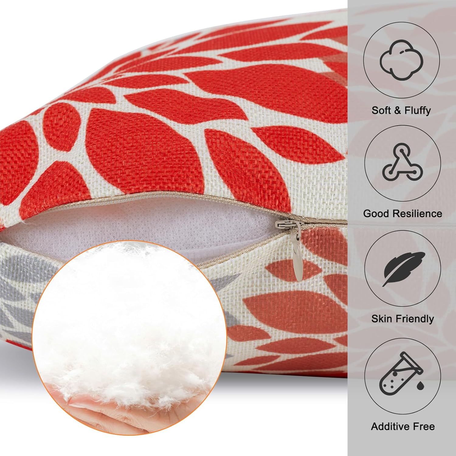 Waterproof Outdoor Throw Pillows Set of 2