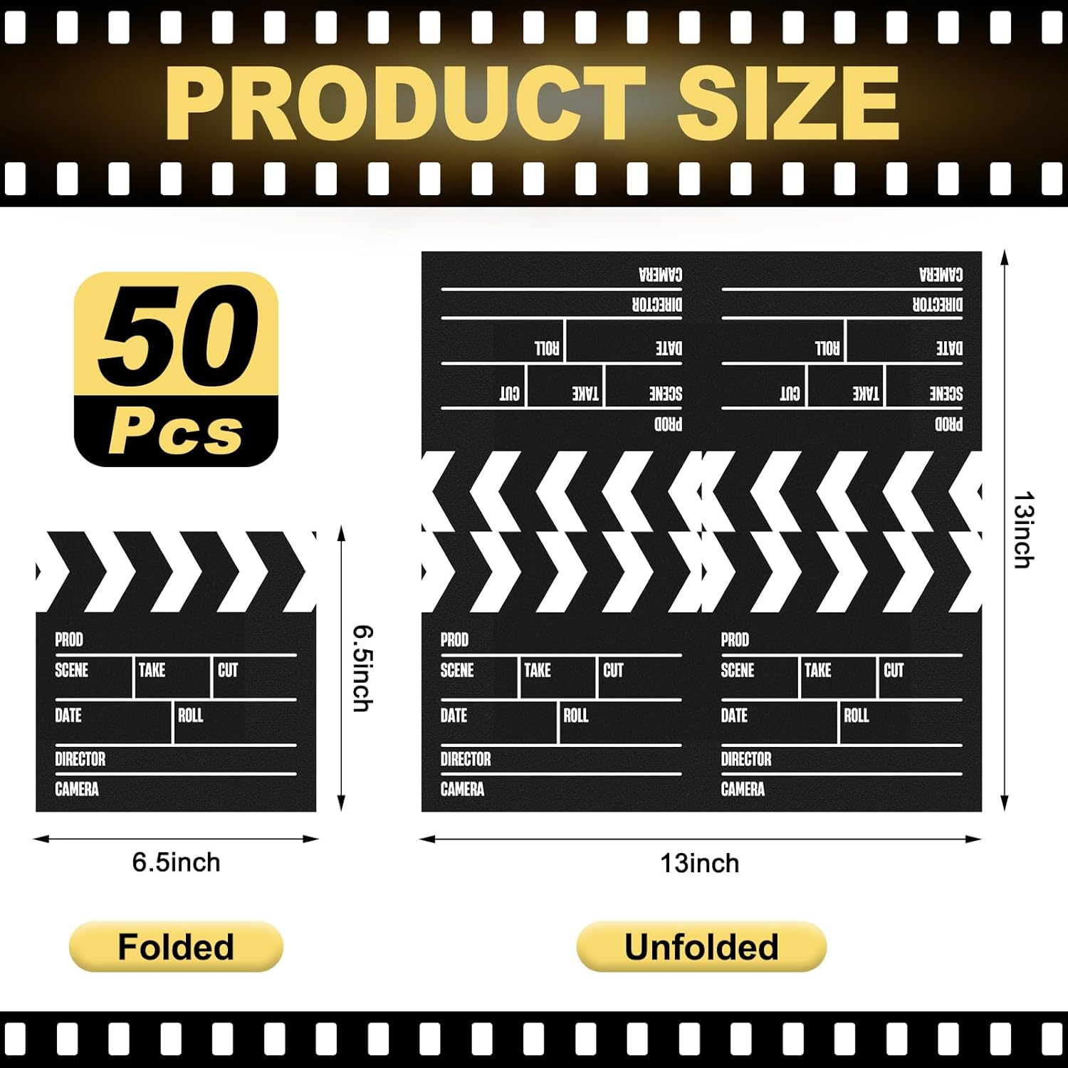 Movie Night Disposable Paper Napkins 50Pcs