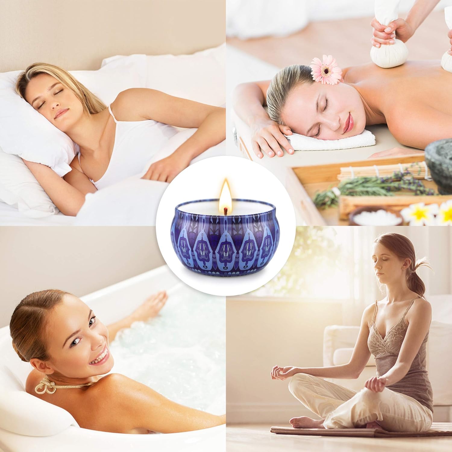 Scented Candles Gift Set 12 Pack Aromatherapy