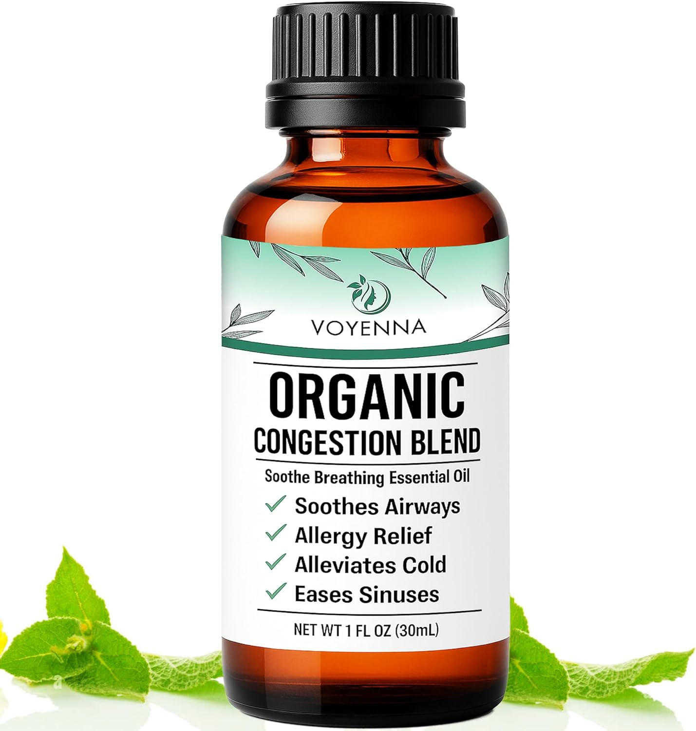 Essential Oil Blend for Diffuser Aromatherapy with Peppermint and Eucalyptus