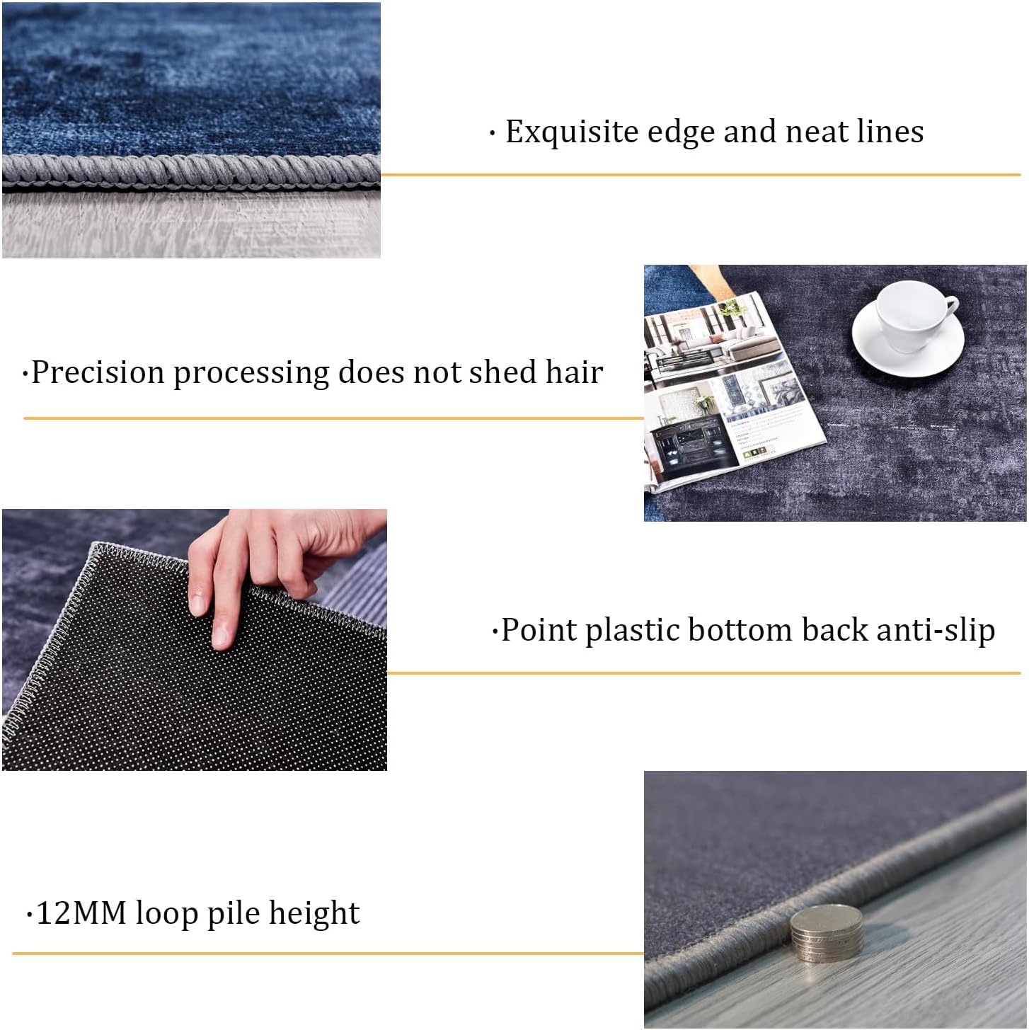31in x 472in Graphene Heated Floor Mat with Timer
