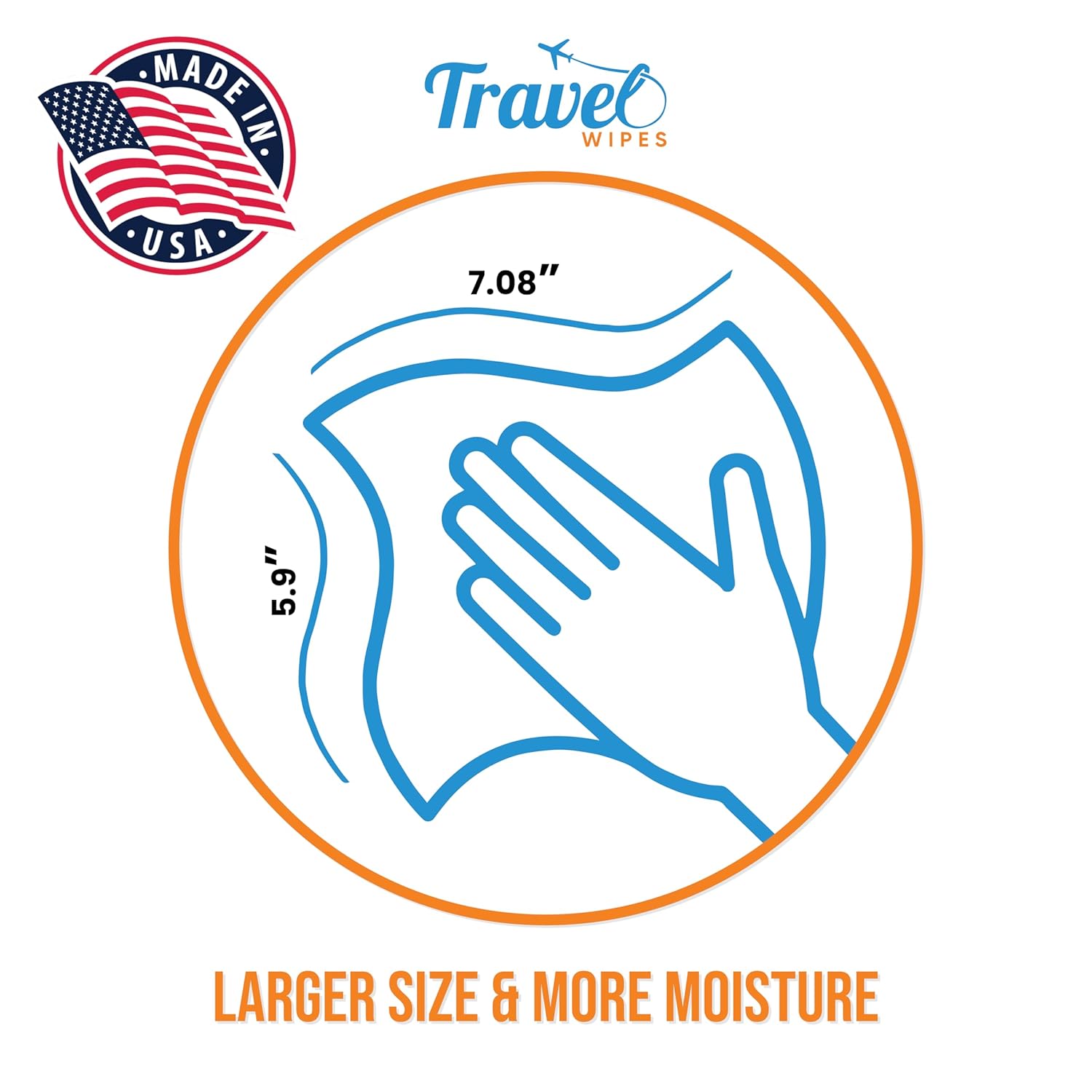 Travel Wipes Hand Sanitizer 15 Count Individually Wrapped