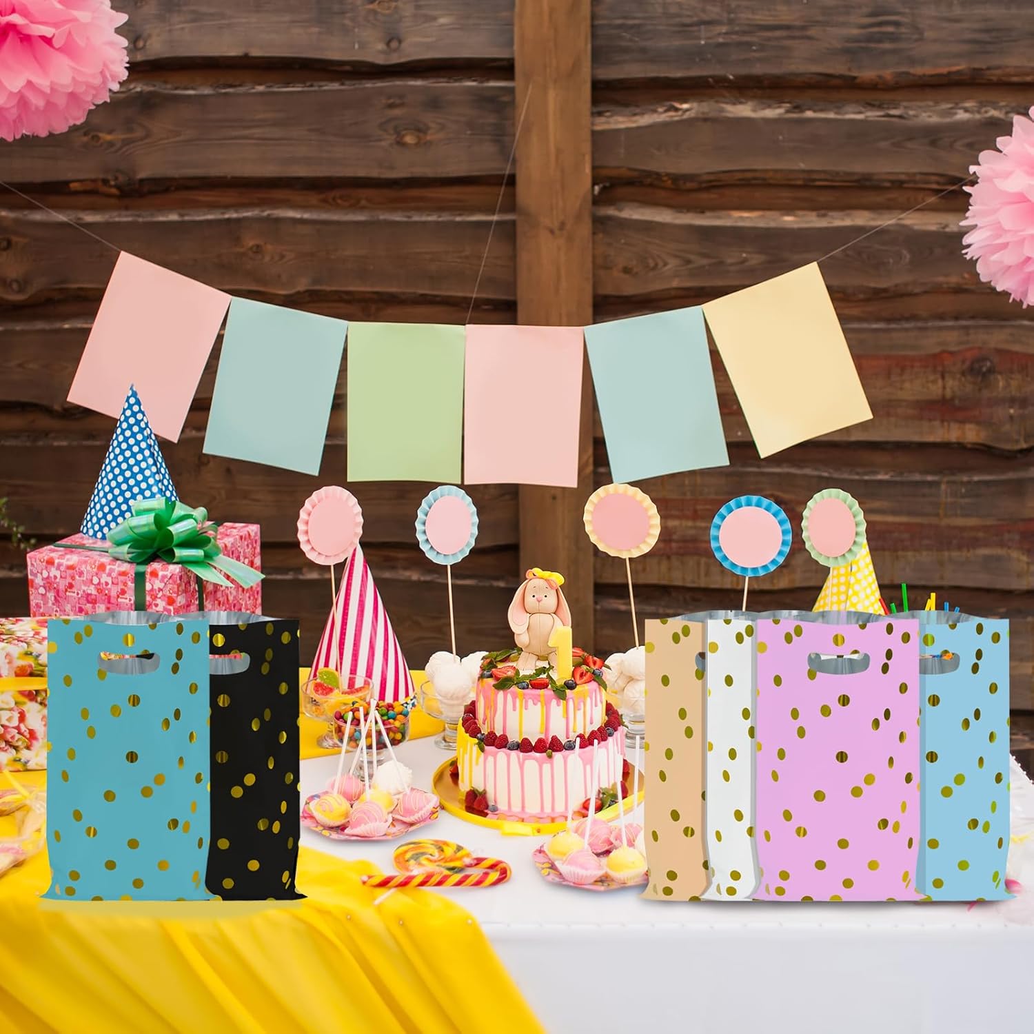 Kopokita 30PCS Party Favor Goodie Bags for Kids Birthday Party