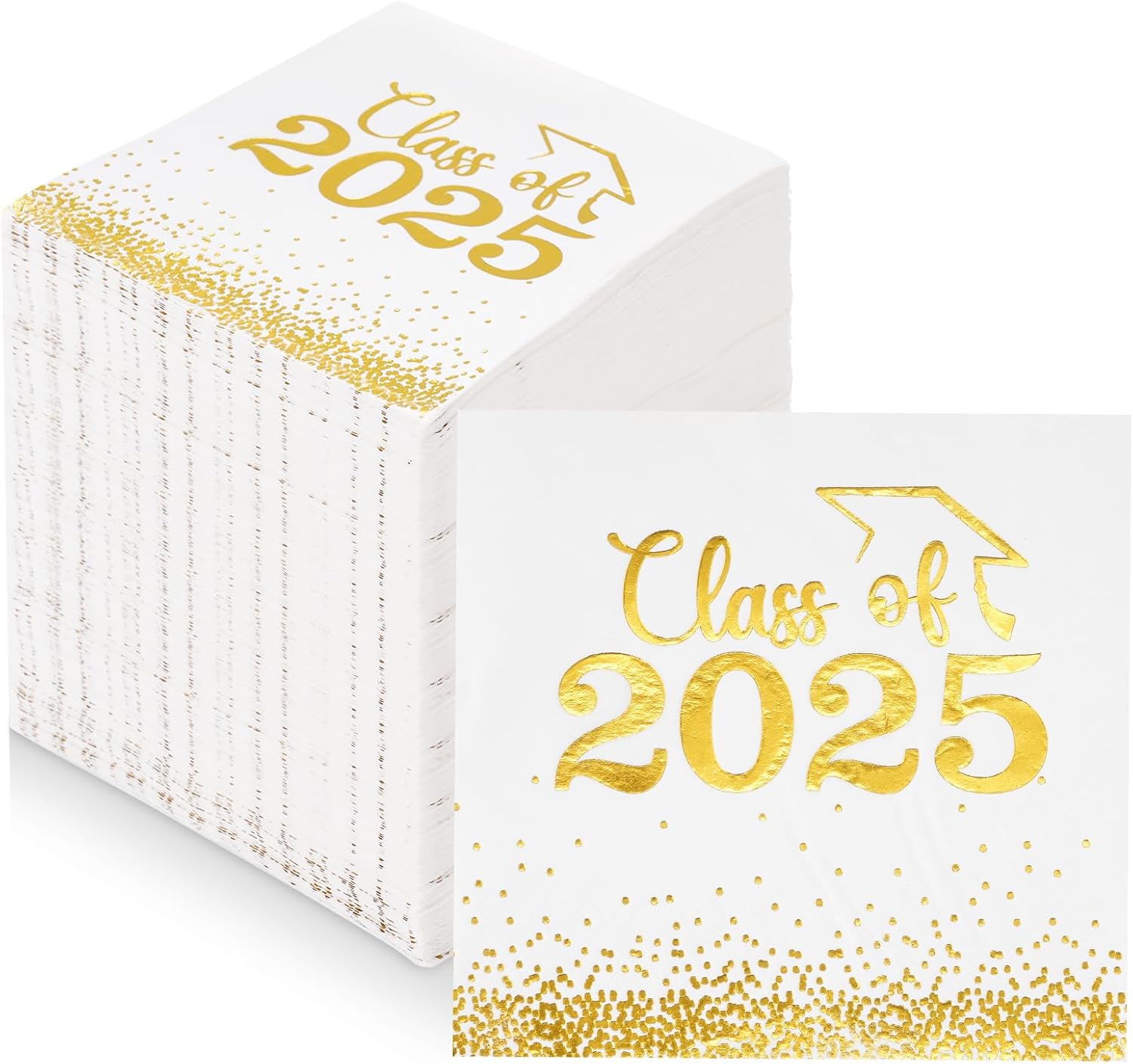 Class of 2025 Graduation Napkins 100 PCS