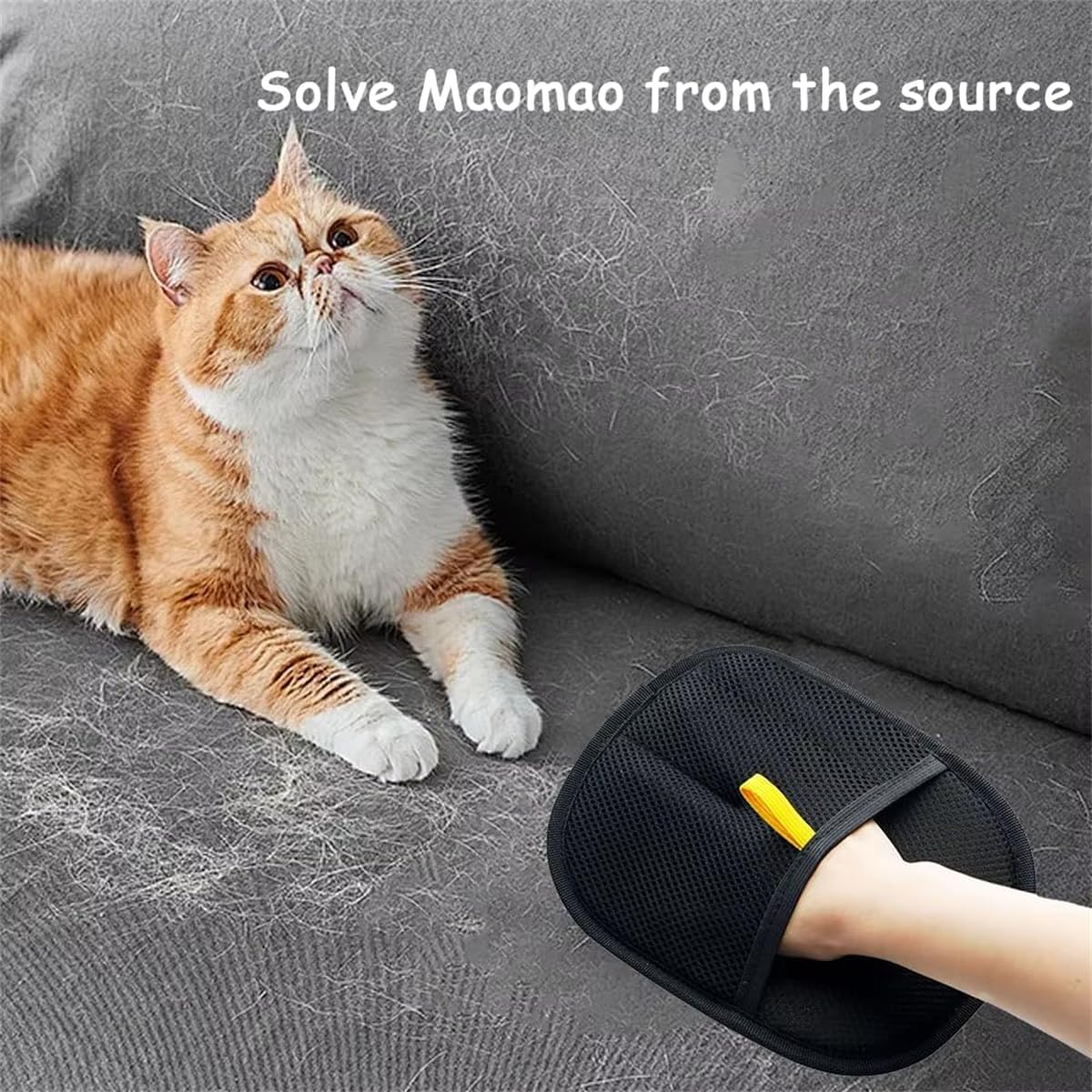 Double-Sided Pet Grooming Gloves for Dogs and Cats 1