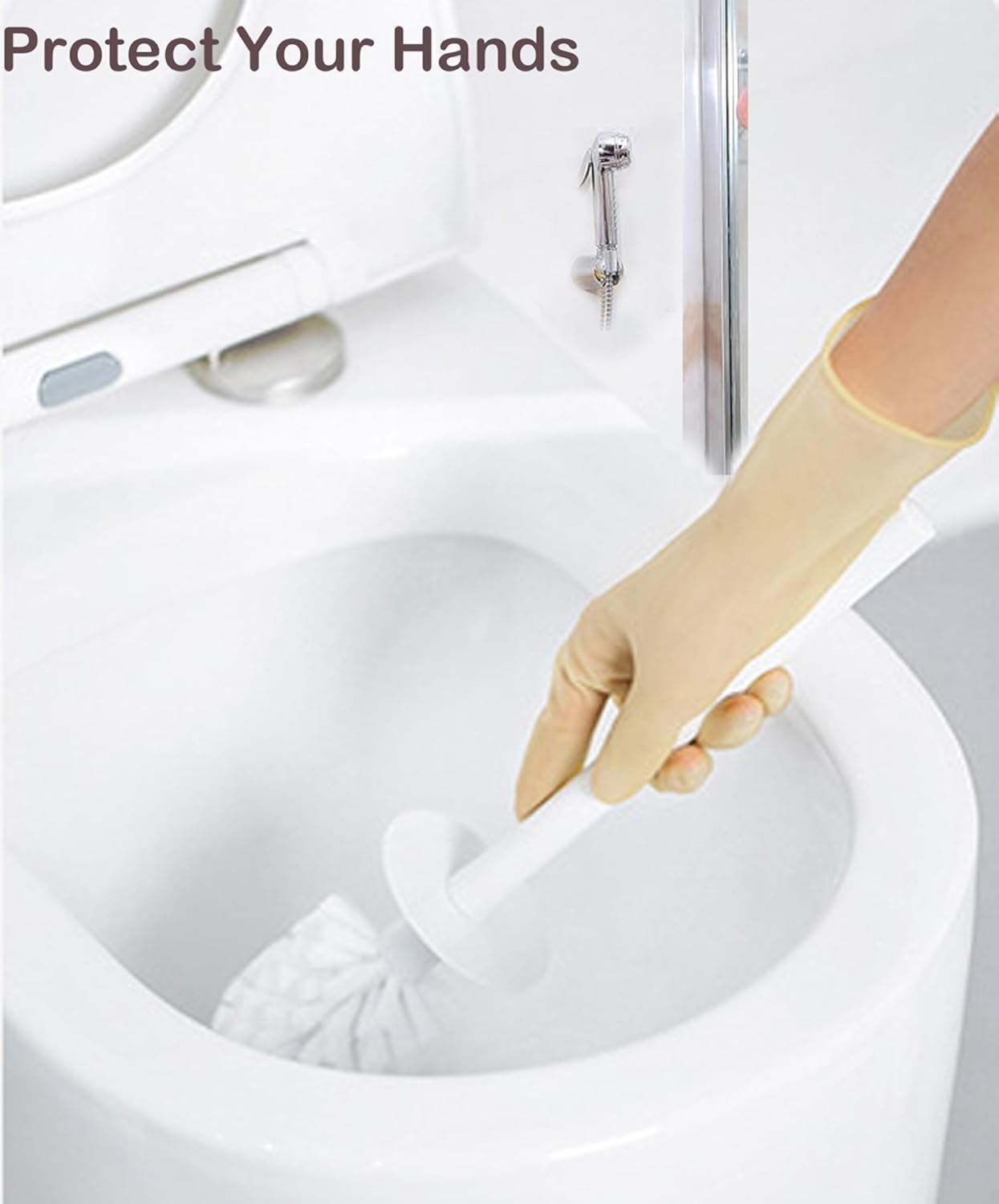 6 Pairs Latex Cleaning Gloves for Kitchen and Home