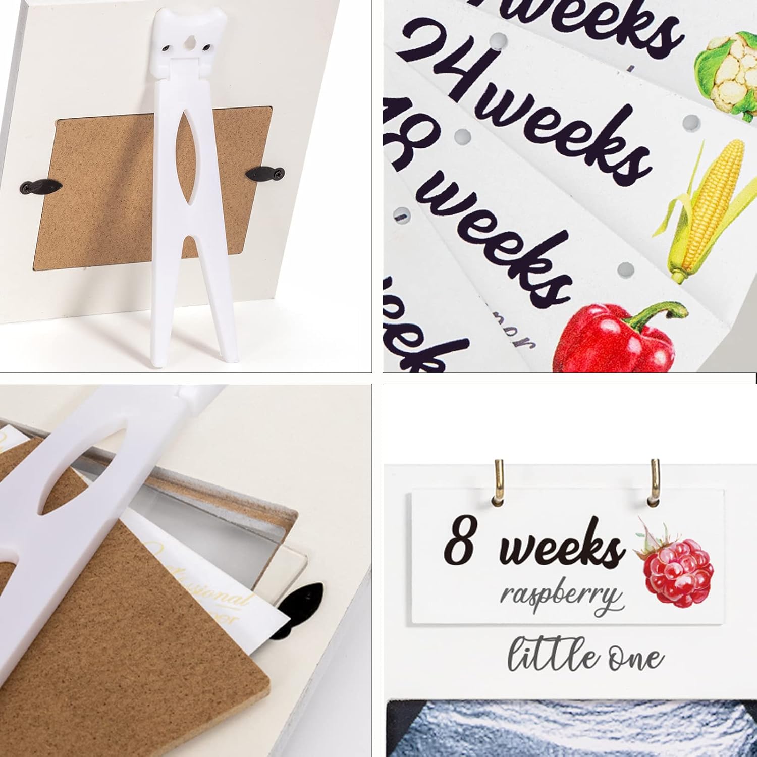 Sonogram Picture Frame Pregnancy Tracker Weekly Growth Milestone