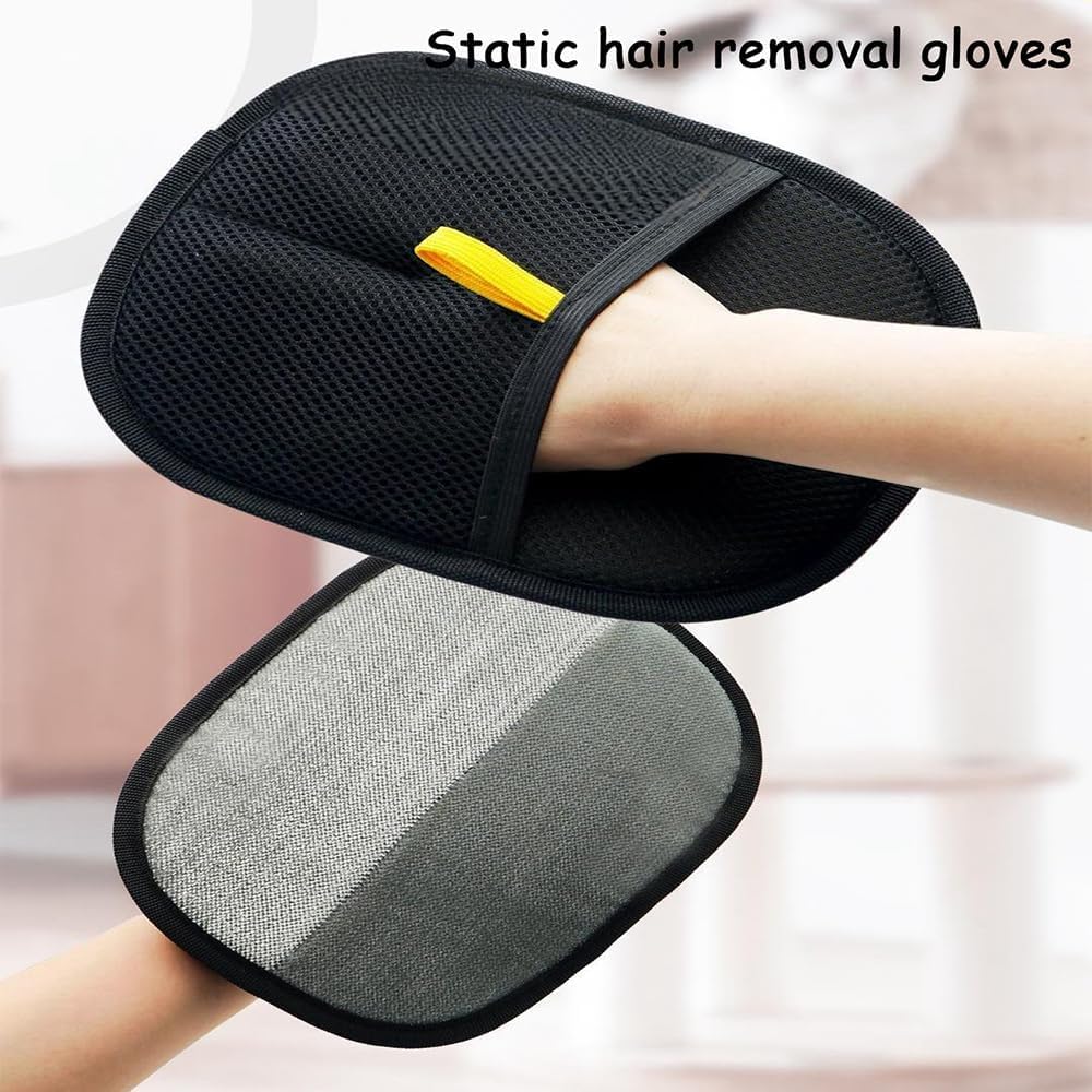 Aimery Double-Sided Pet Grooming Gloves Static Removal