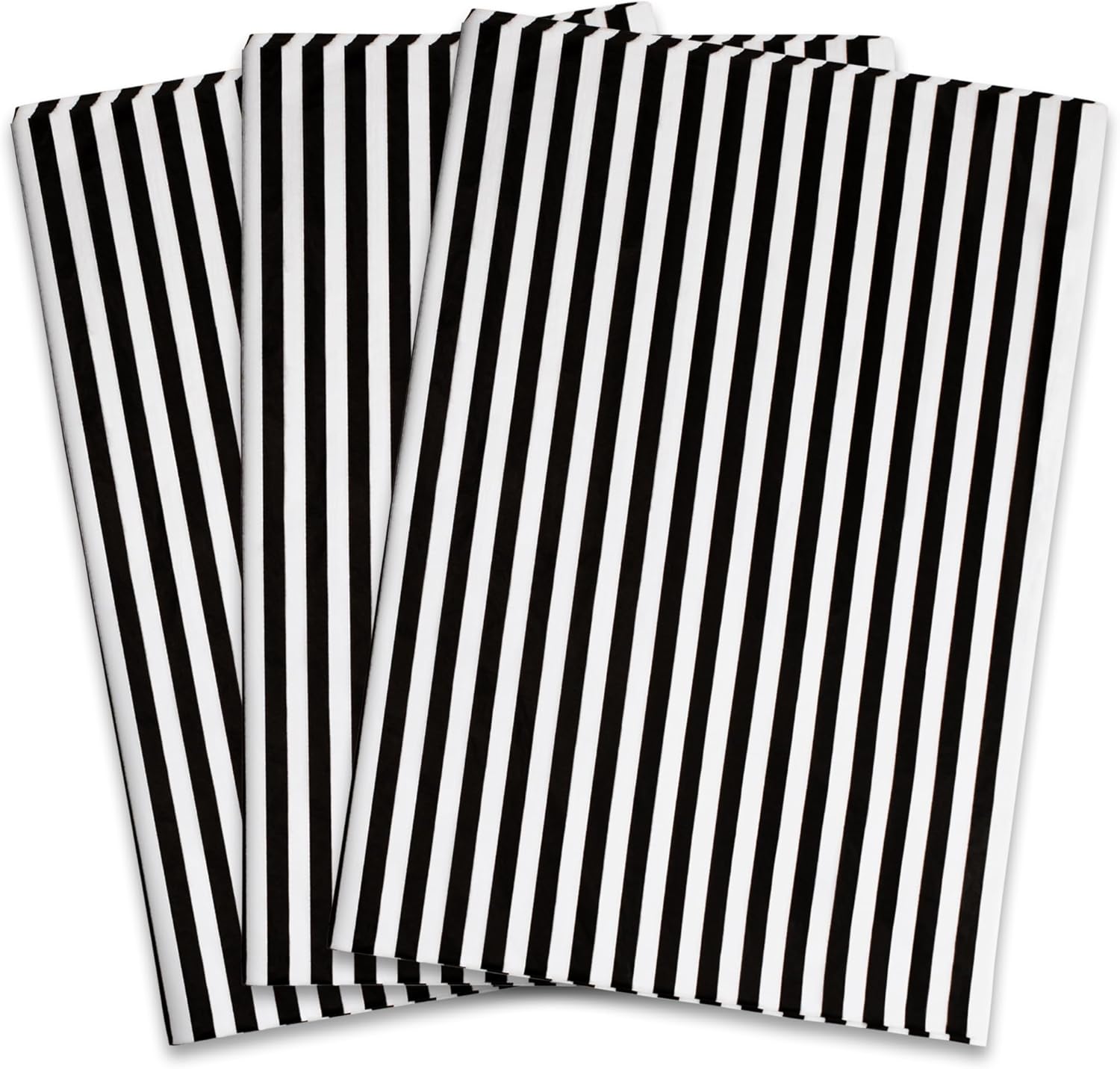 MR FIVE 60 Sheet Black Stripe Tissue Paper 14x20