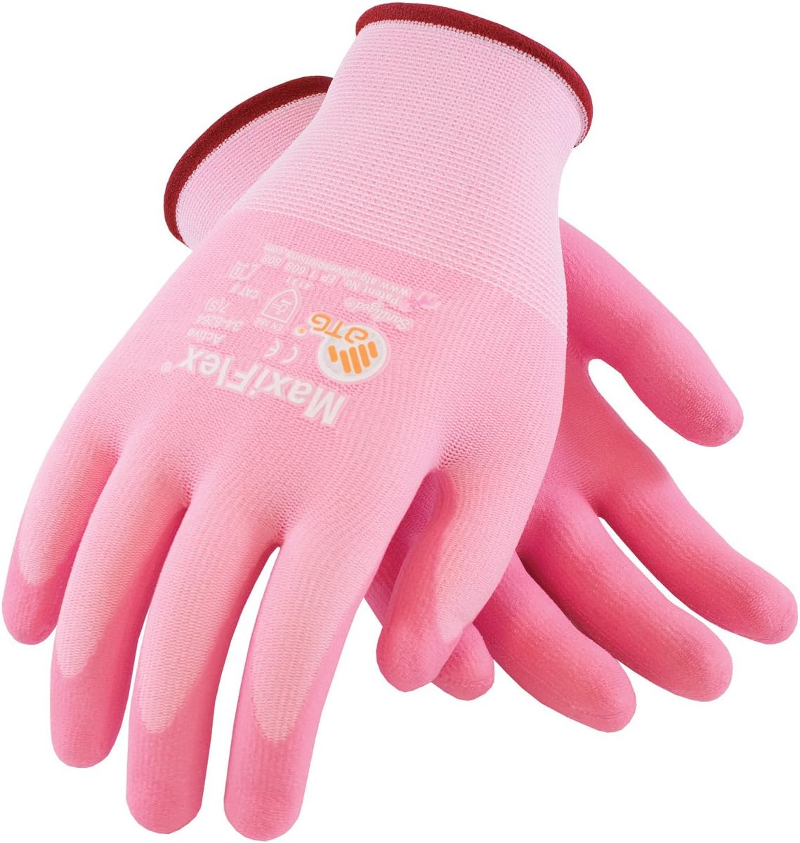 ATG Maxiflex Active Nitrile Gloves 15G Pink