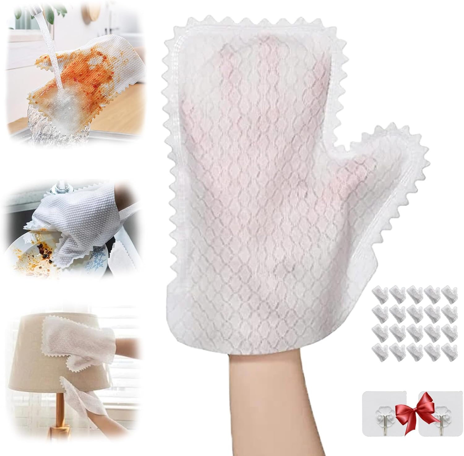 Multi-Purpose Washable Dusting Gloves for Home Use