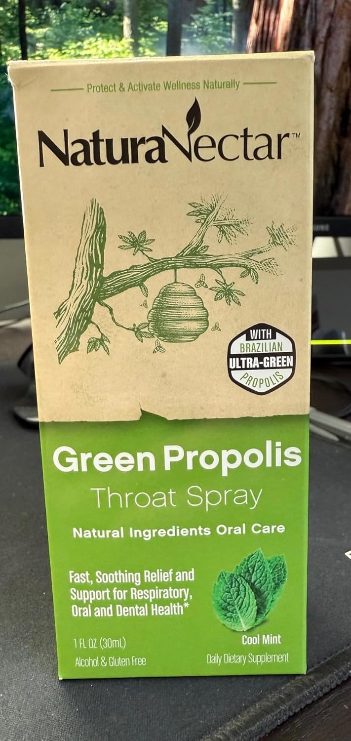 NaturaNectar Green Bee Propolis Throat Spray