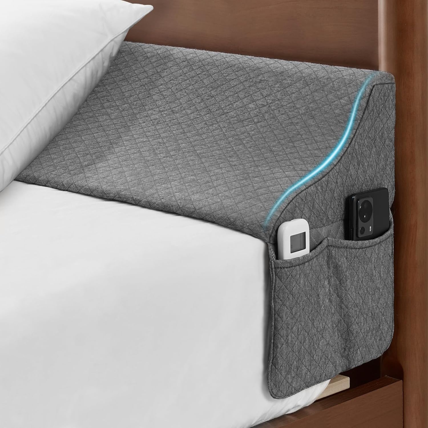 EUHAMS King Size Bed Wedge Pillow Gap Filler