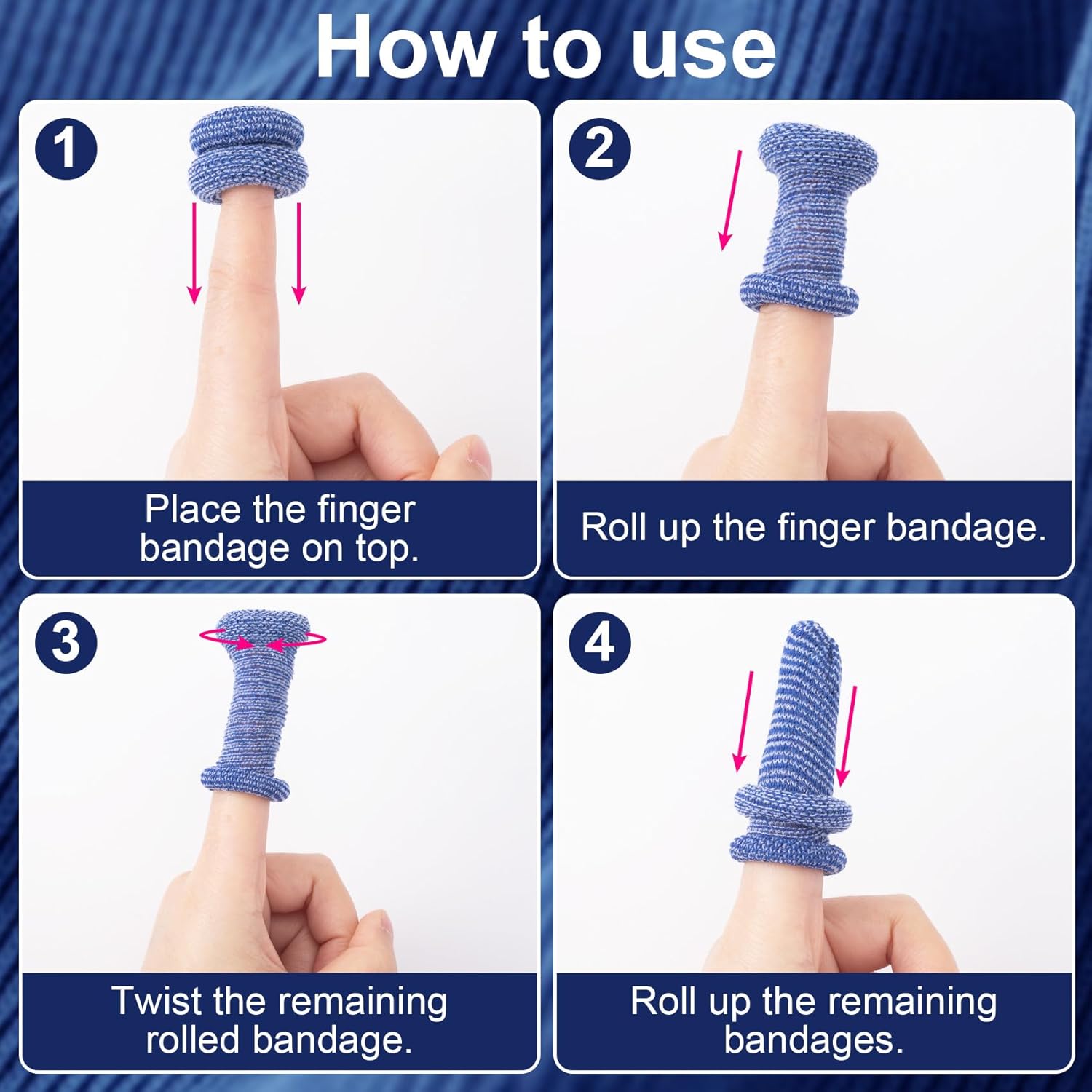 14PCS Finger Bandages for Tips Breathable Finger Cots