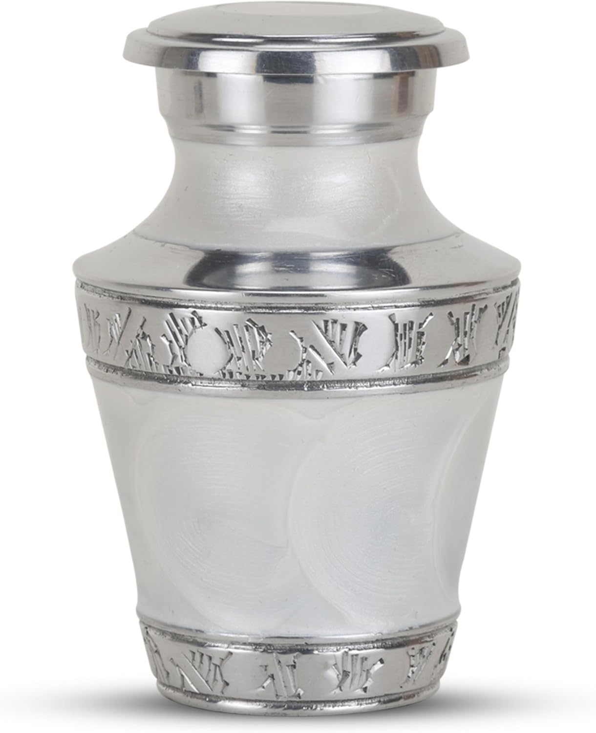 Little Urns for Human Ashes White - Small Urn for Cremation