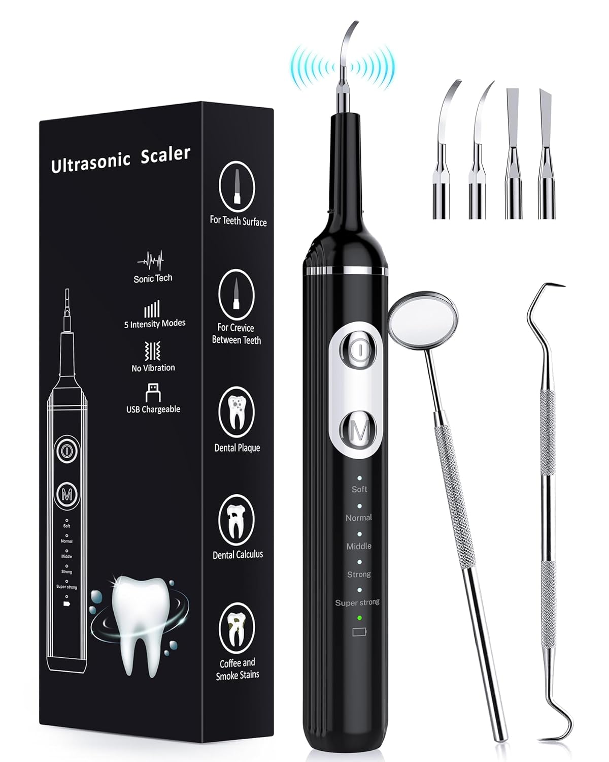 Nature Nerds Plaque Remover Dental Kit with LED Light