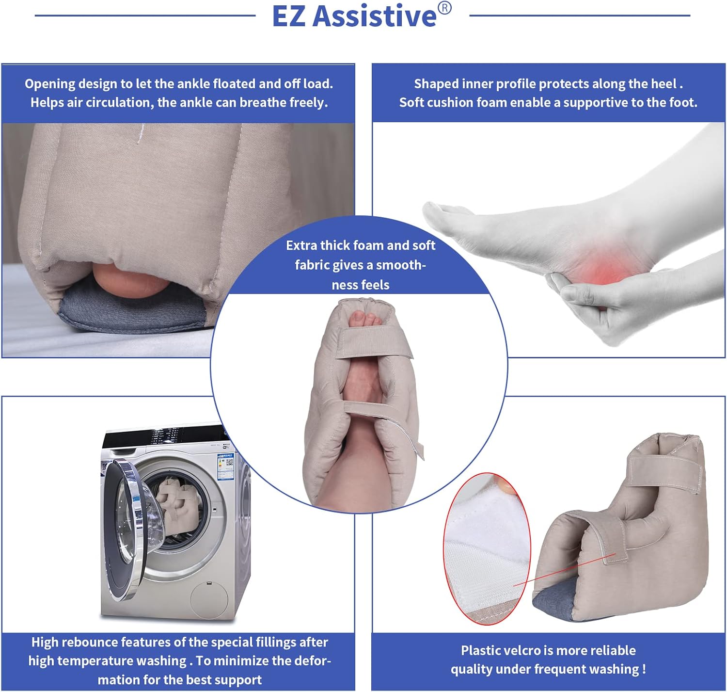 EZ Assistive Heel Protectors for Pressure Sores