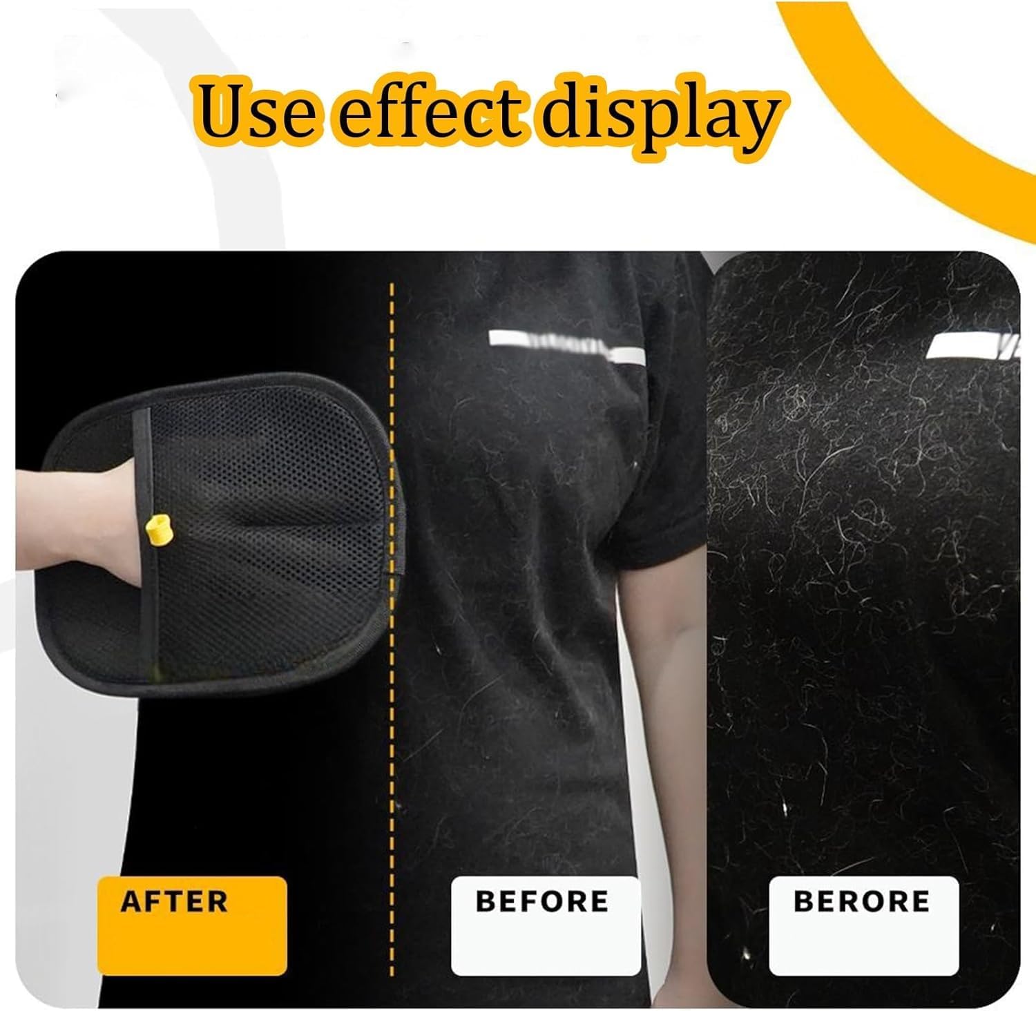Static Removal Pet Hair Grooming Gloves for Dogs and Cats