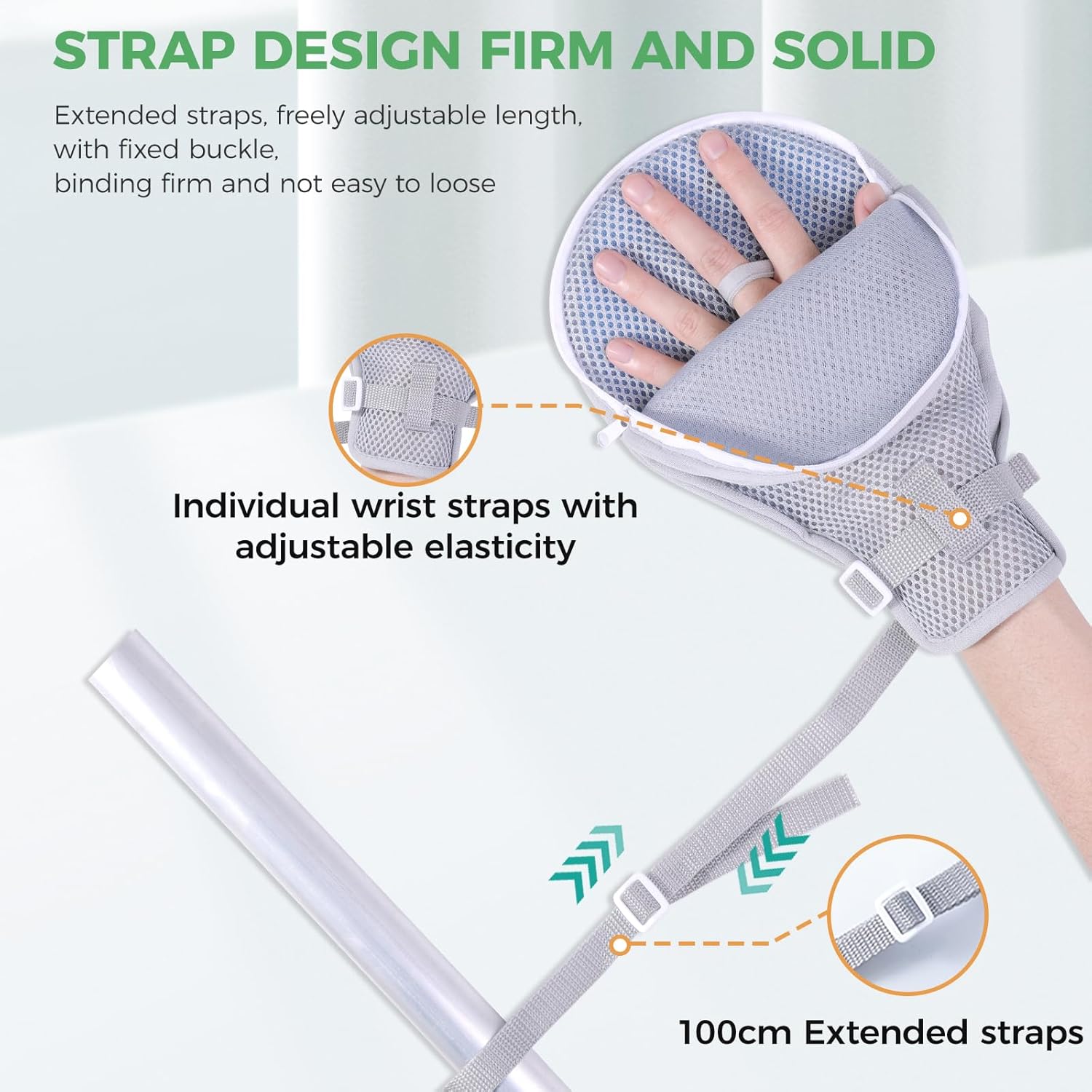 Medical Restraint Gloves for Safety Hand Control