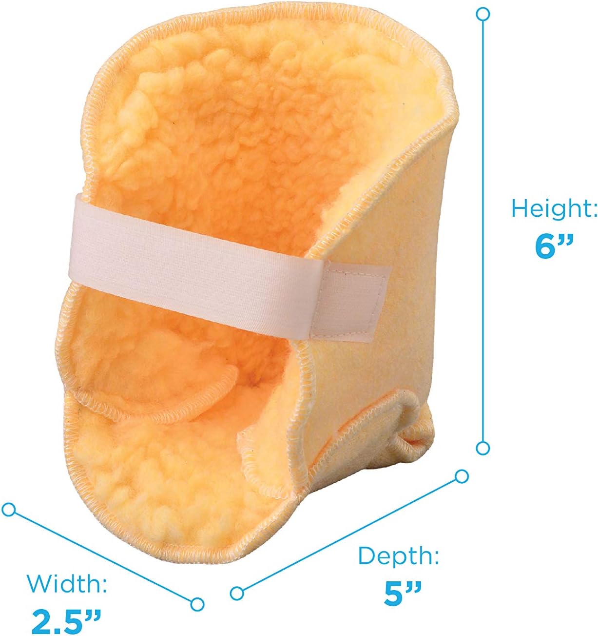Nova Heel Protectors with Sheepskin Fleece