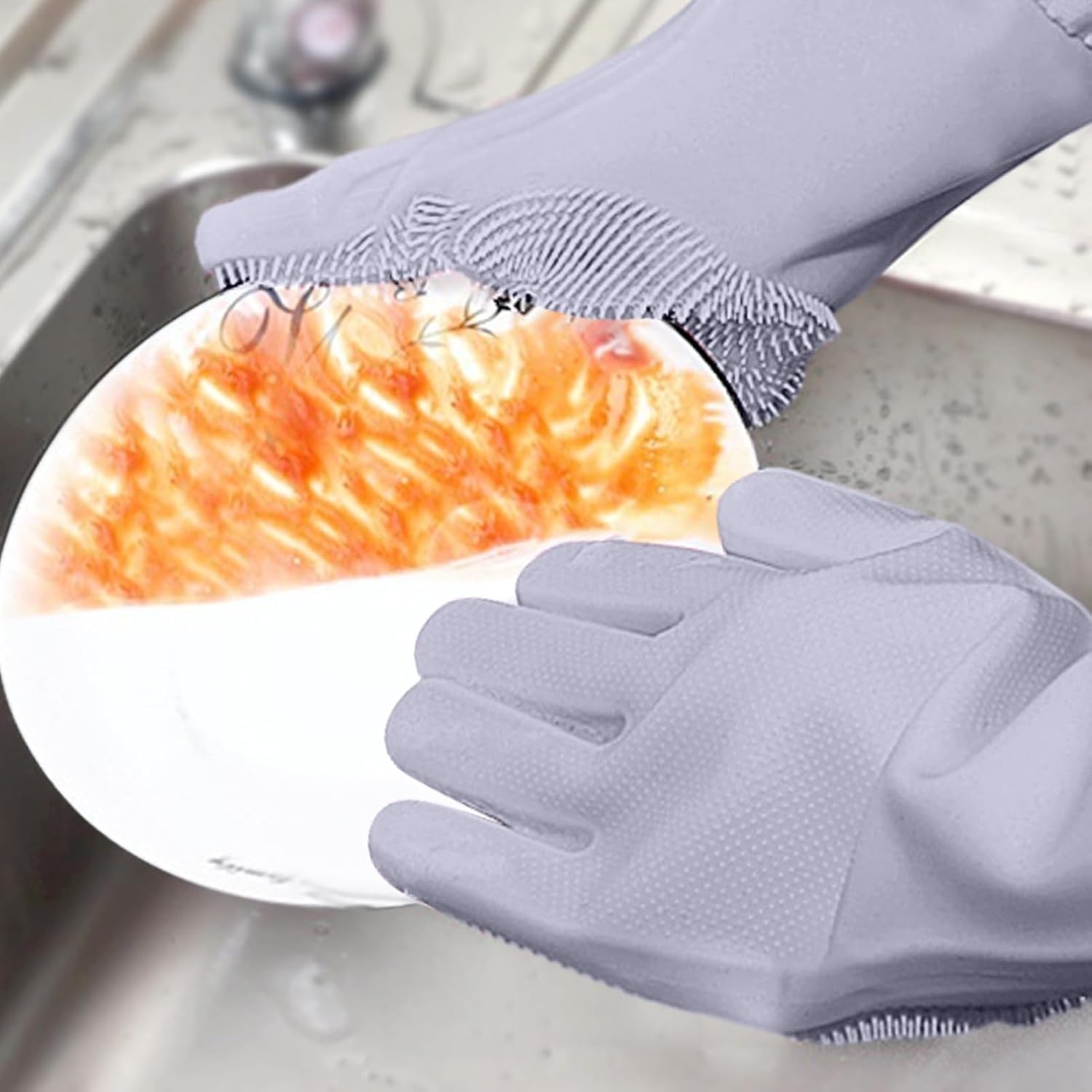 Erice Pet Grooming Gloves Colorful Reusable