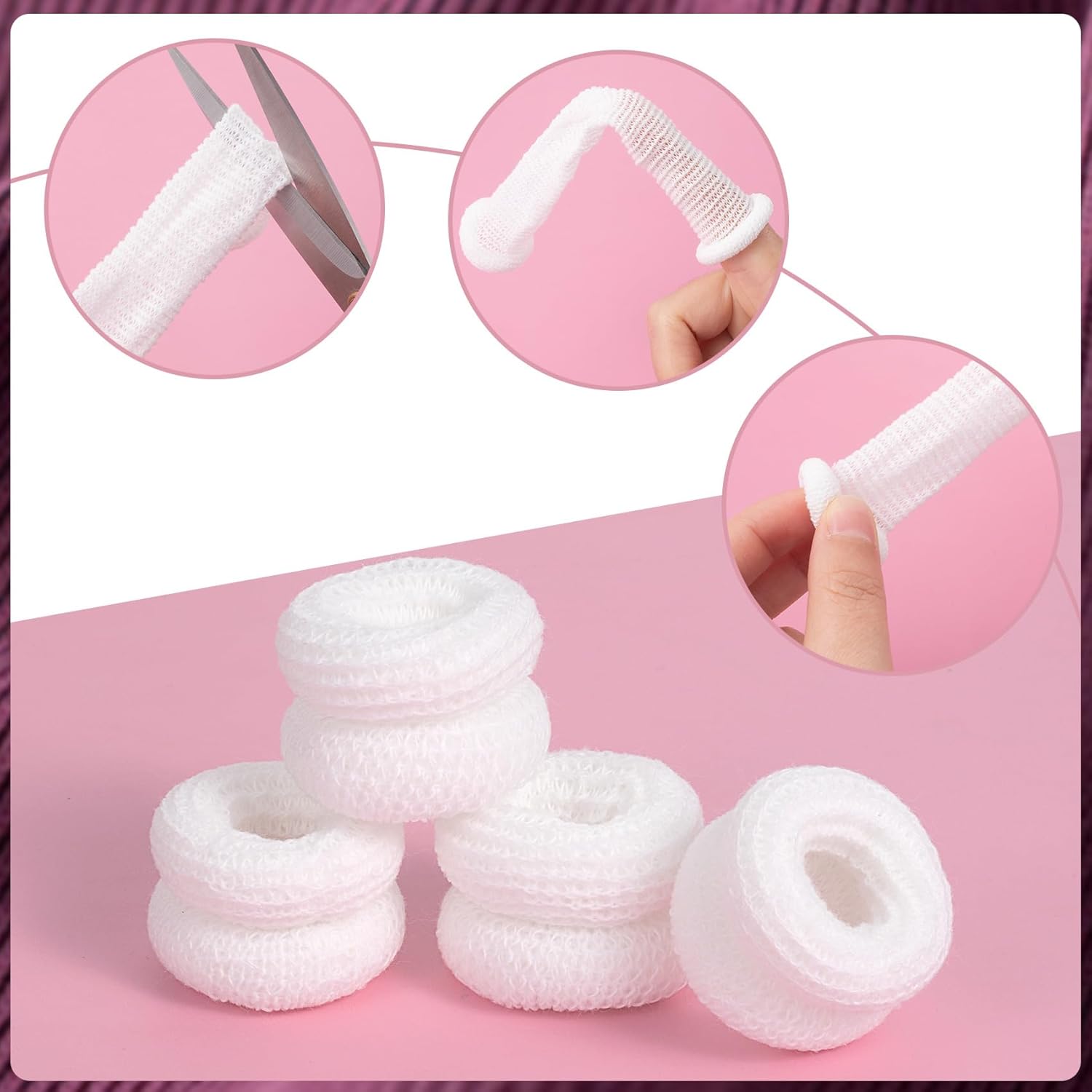 14PCS Finger Bandages for Tips Breathable Finger Cots