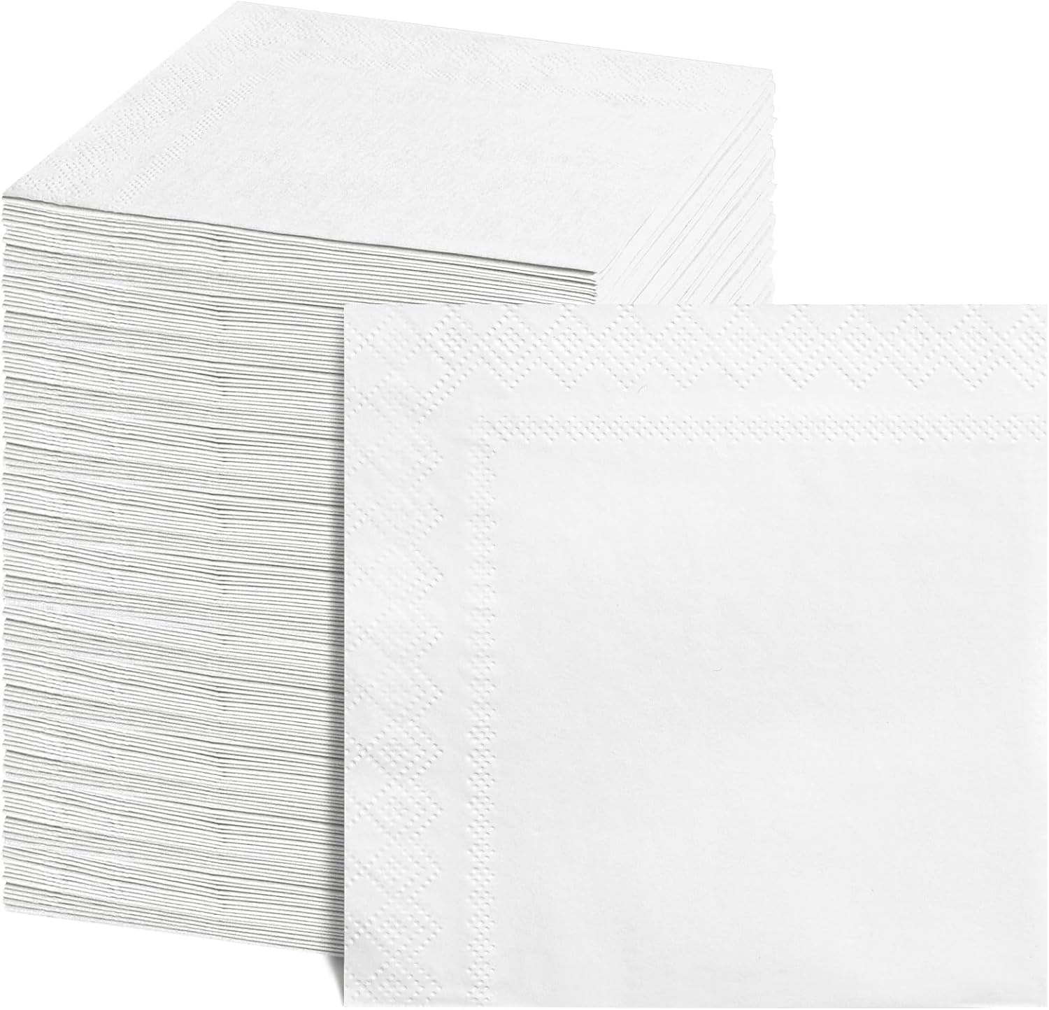 240 Pcs White Cocktail Napkins for Wedding and Birthday Parties