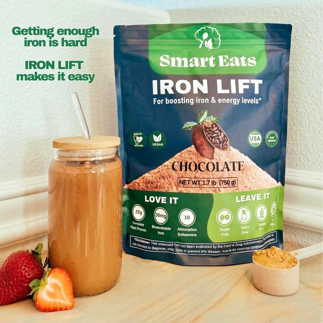 Smart Eats Iron Powder - 30 Scoops Chocolate Flavor