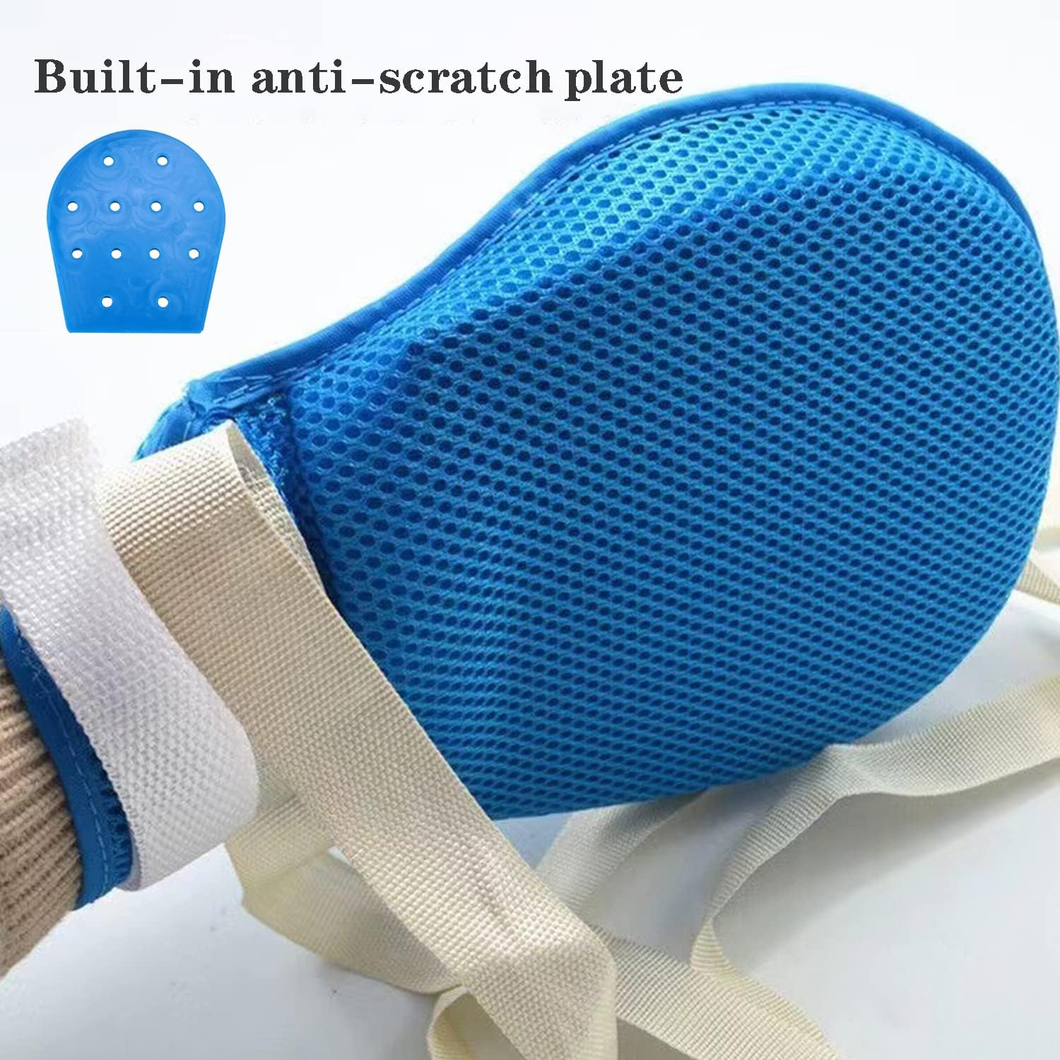 Lmaray 2 Pcs Dementia Hand Restraint Gloves