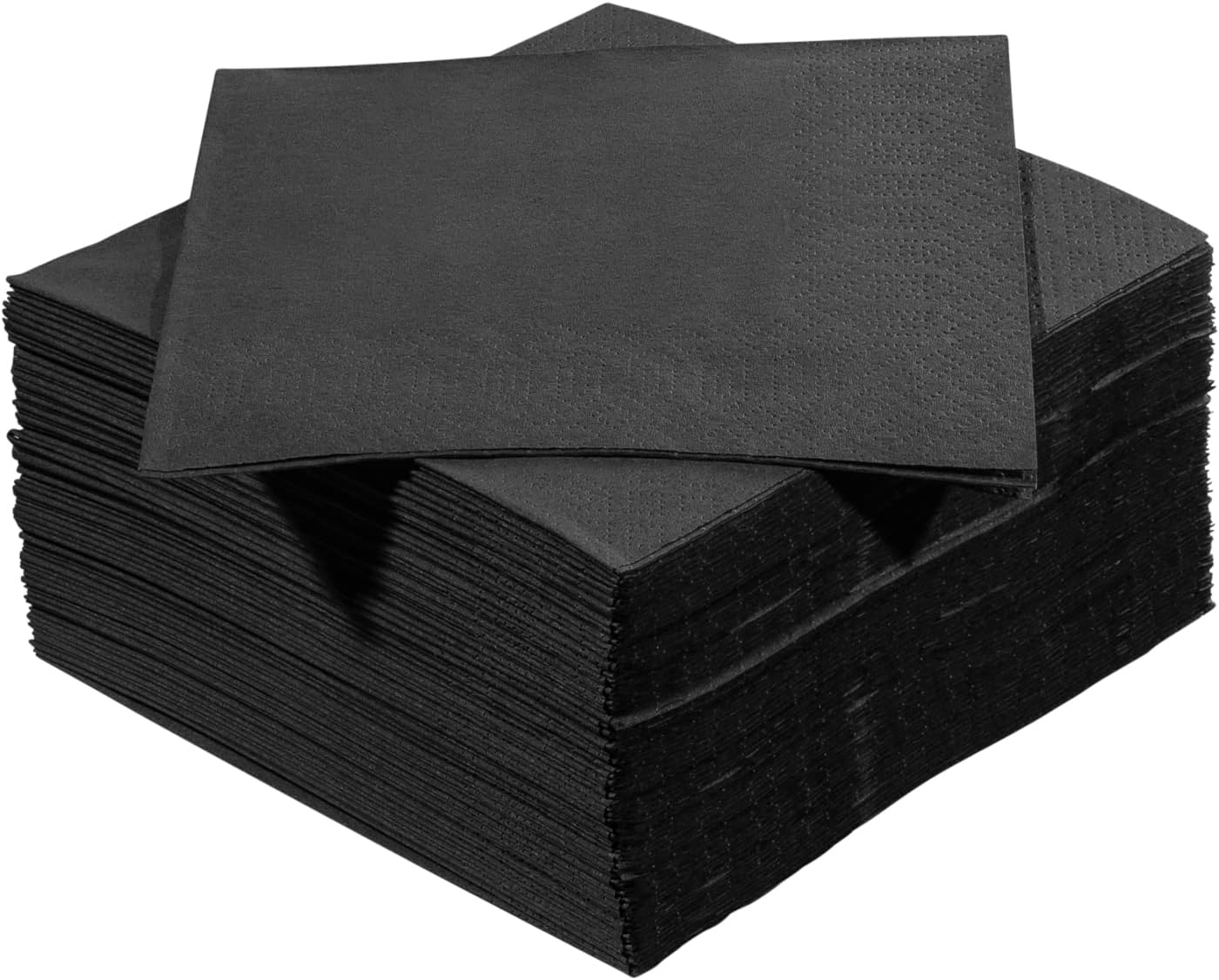 Black Disposable Napkins 2 Ply 300 Count