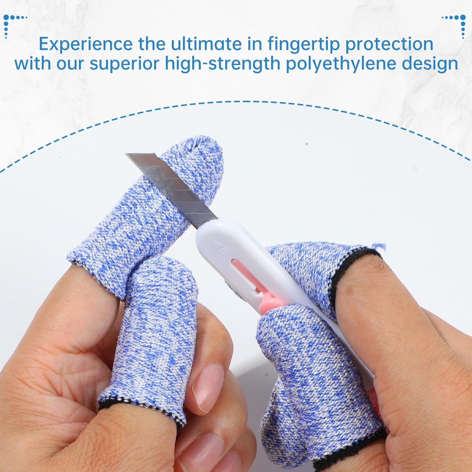 EORTA 40 Piece Cut Resistant Finger Cots