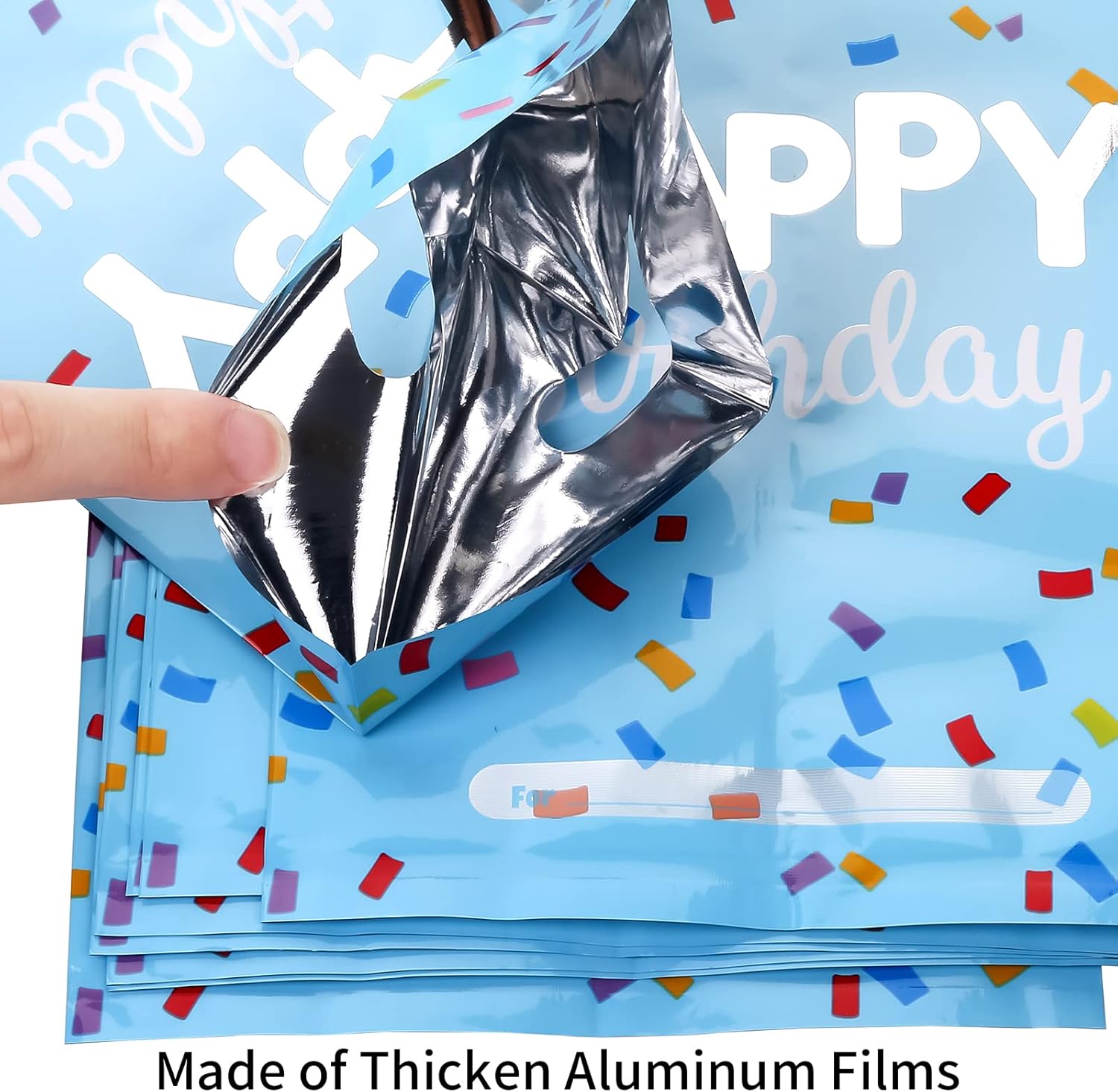 67 x 98inch Happy Birthday Gift Bags 40 PCS B Style