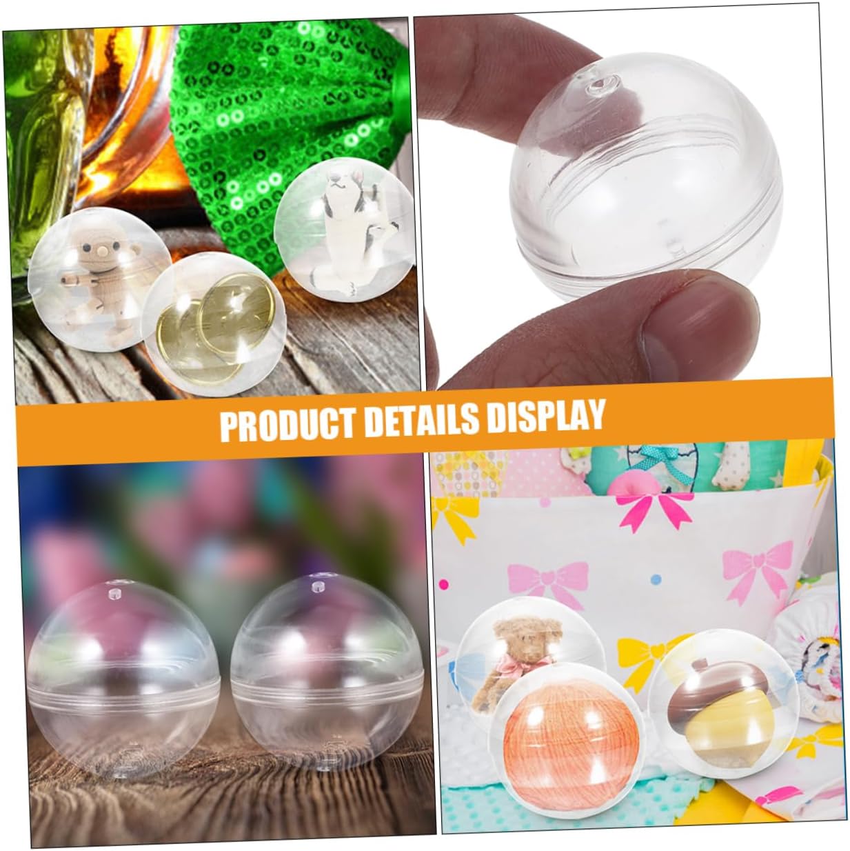 BESTonZON 25pcs Vending Machine Round Fillable Party Favors
