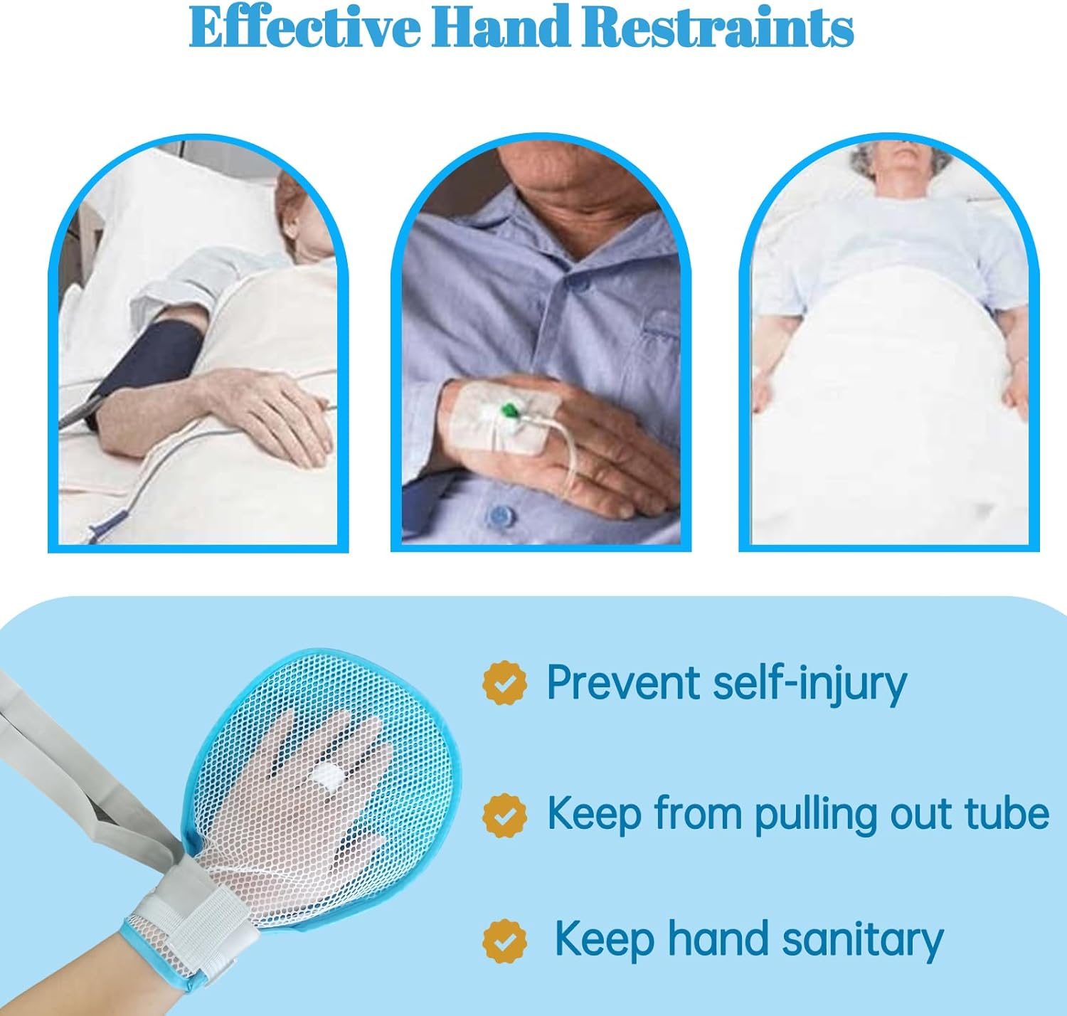 Lmaray Hand Restraint Glove for Elderly Dementia Patients