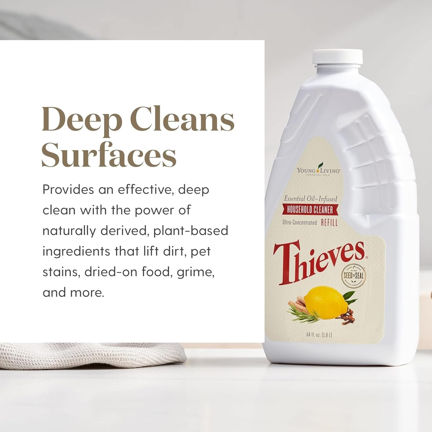 Young Living Thieves Cleaner Refill 64 Fl Oz