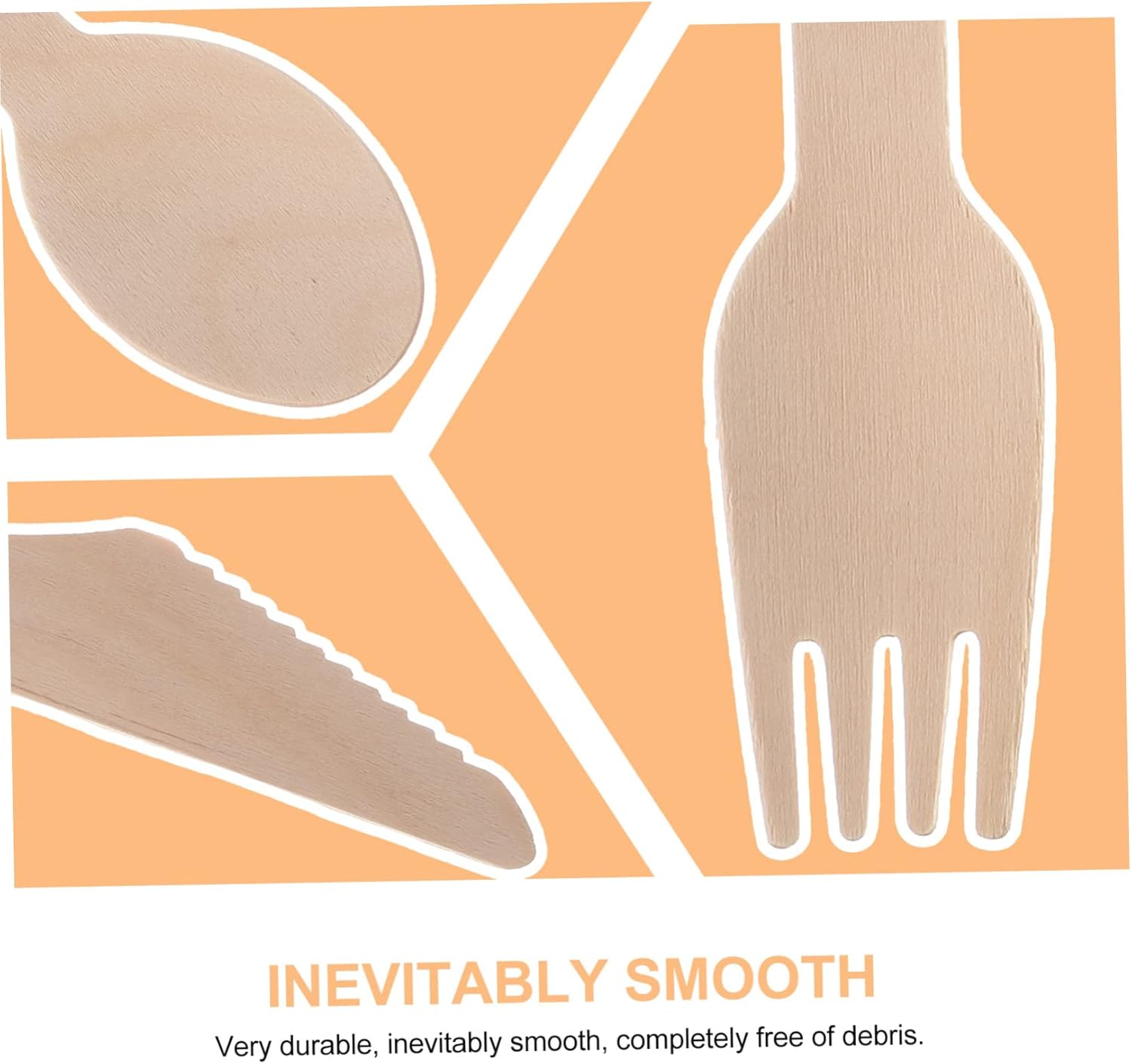 Ciieeo 6 Piece Cutlery Set for Parties Events and Gatherings