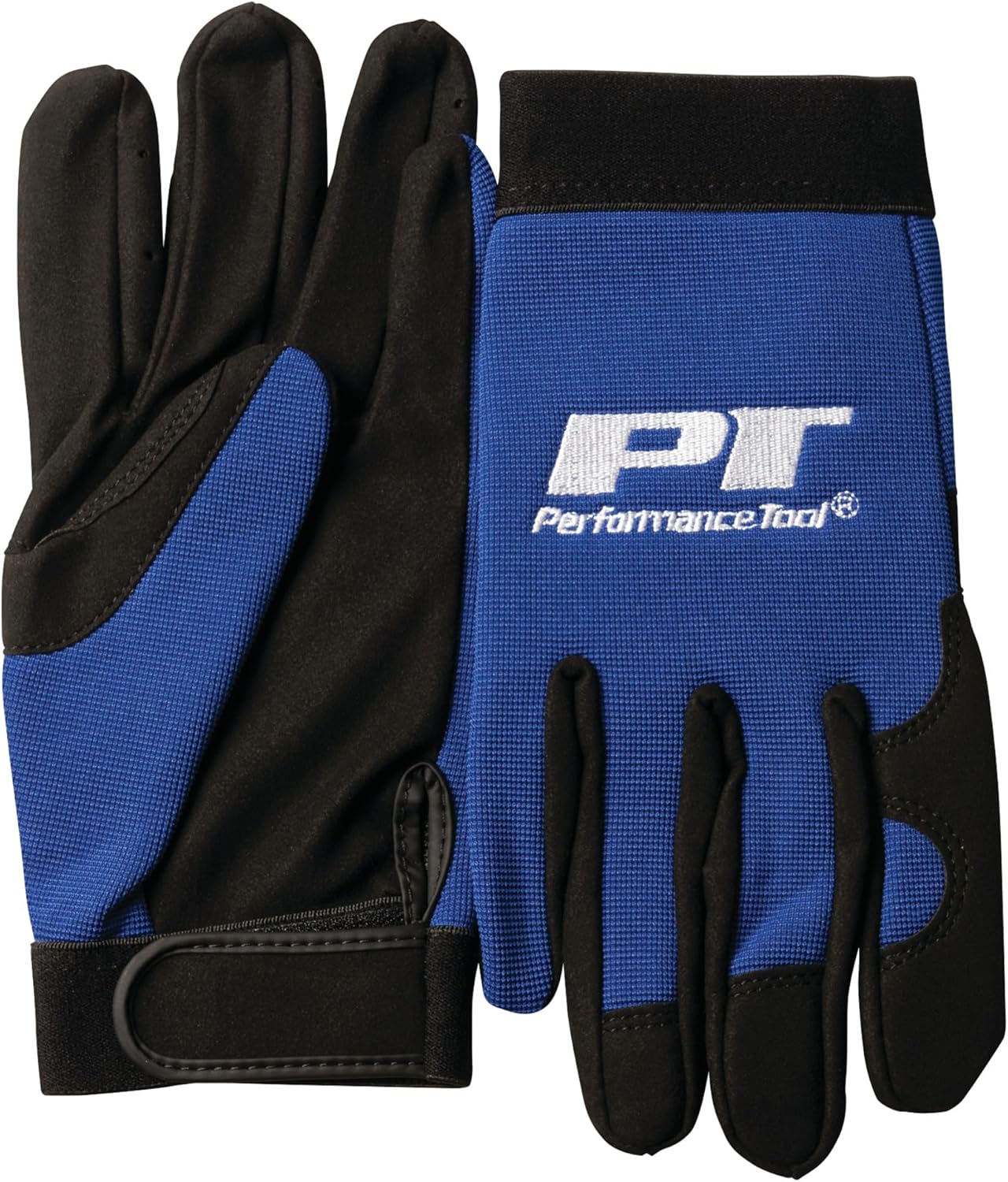 Performance Tool W88999 Mechanics Gloves Blue Medium