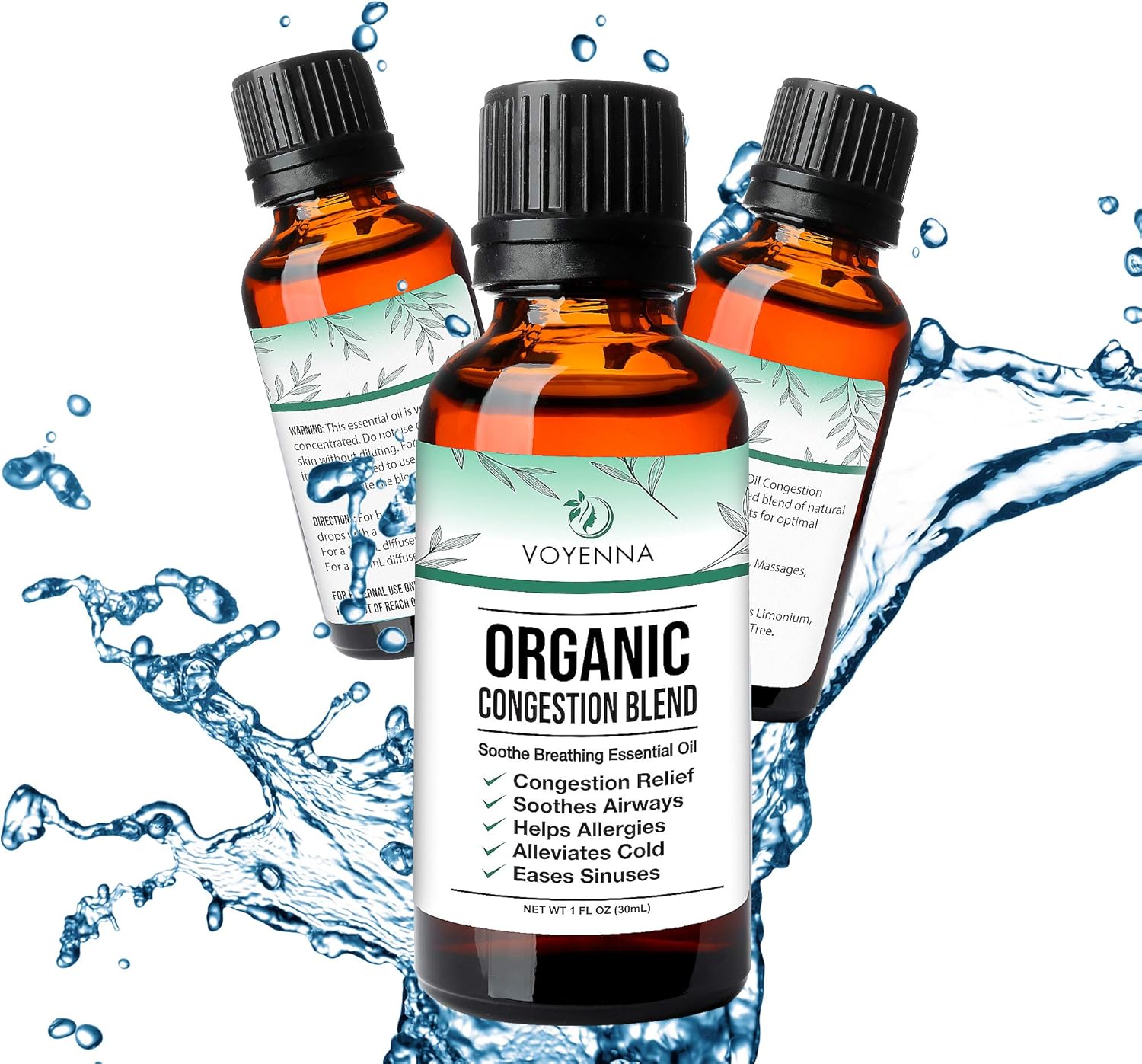 Essential Oil Blend for Diffuser Aromatherapy with Peppermint and Eucalyptus