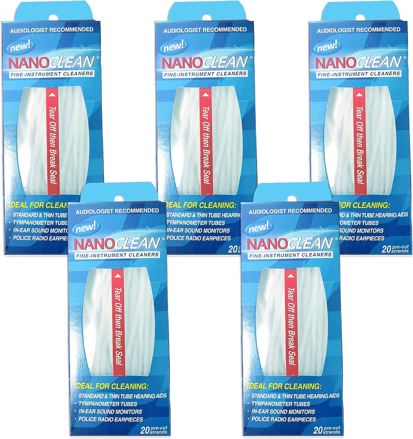 All-in-1 Hearing Aid Cleaning Kit with 100 Strands
