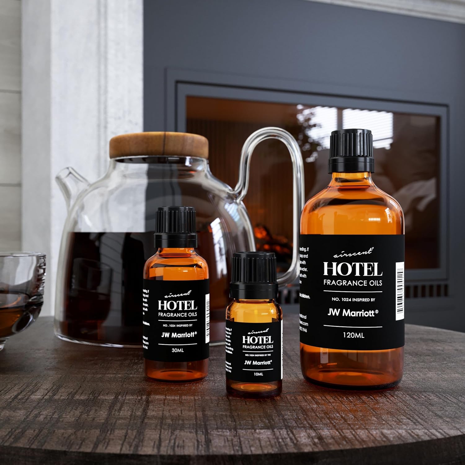 Air-Scent Hotel Diffuser Oil No 1024 - 10 ml Glass Bottle with Dropper