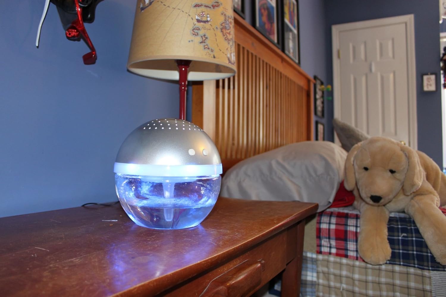 Magic Ball Air Revitalizer with Silver Finish